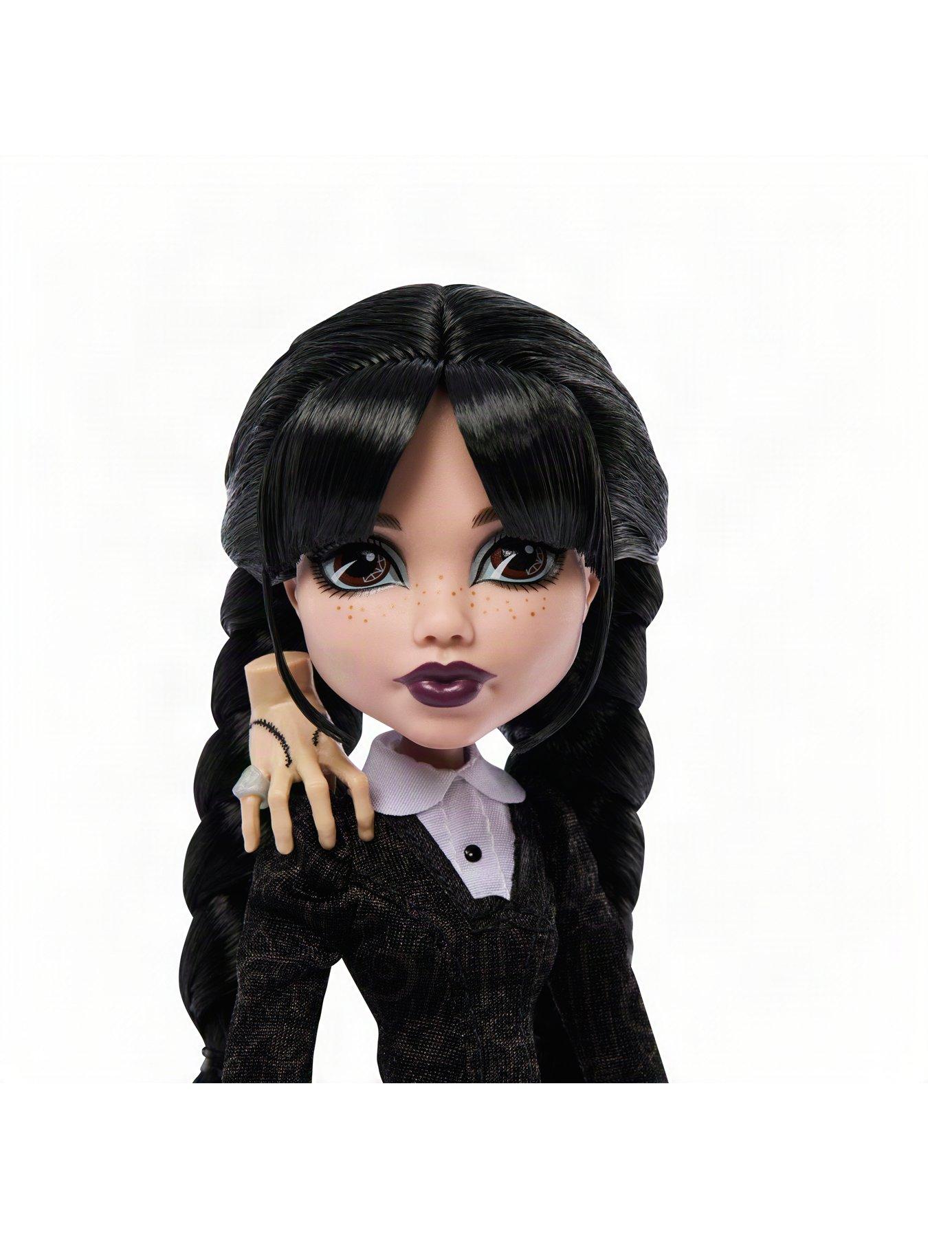 Image 3 of 7 of Monster High Poseable Wednesday Addams Doll Fashion Doll