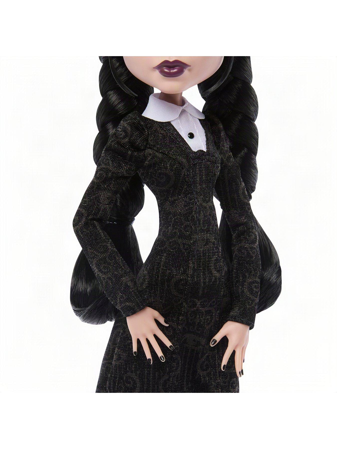 Image 4 of 7 of Monster High Poseable Wednesday Addams Doll Fashion Doll