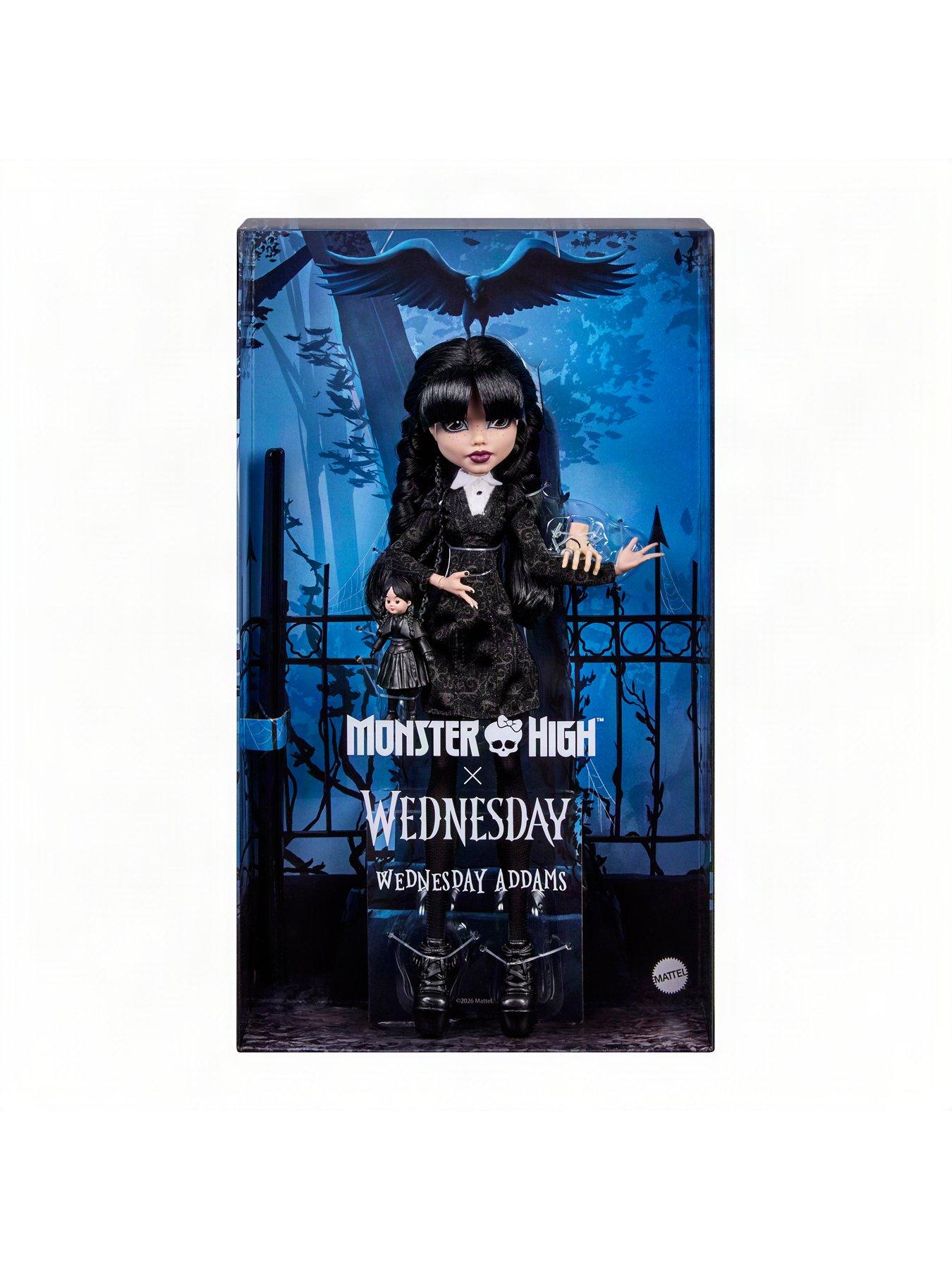 Image 6 of 7 of Monster High Poseable Wednesday Addams Doll Fashion Doll