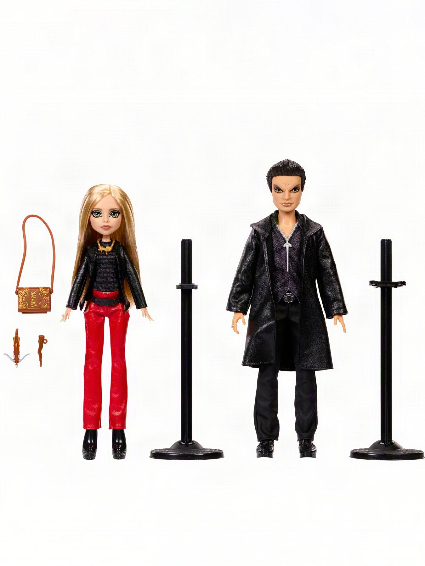 Image 2 of 7 of Monster High Buffy &amp; Angel Collectible Doll 2-Pack with Stake, Crossbow &amp; Certificate of Authenticity