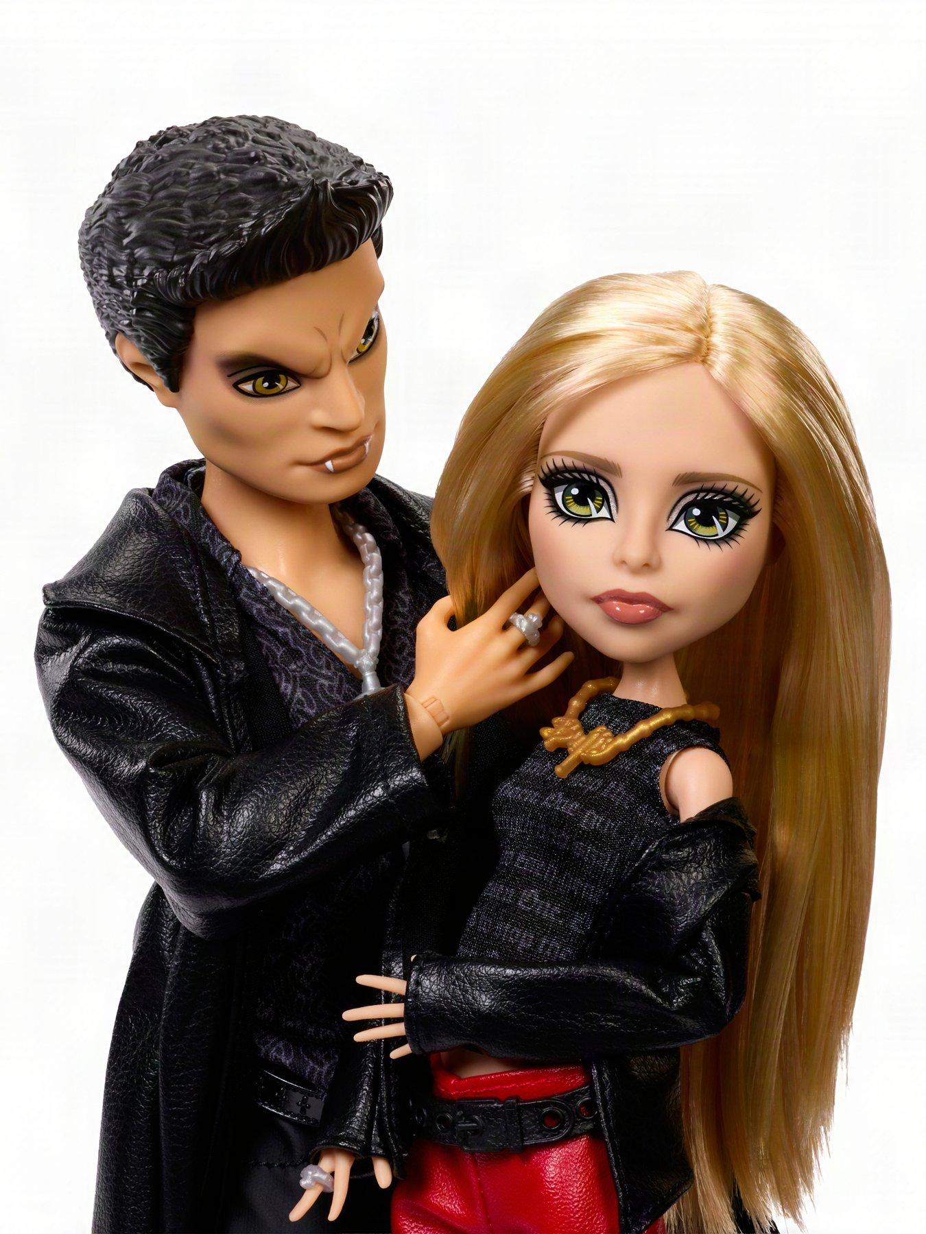 Image 4 of 7 of Monster High Buffy &amp; Angel Collectible Doll 2-Pack with Stake, Crossbow &amp; Certificate of Authenticity