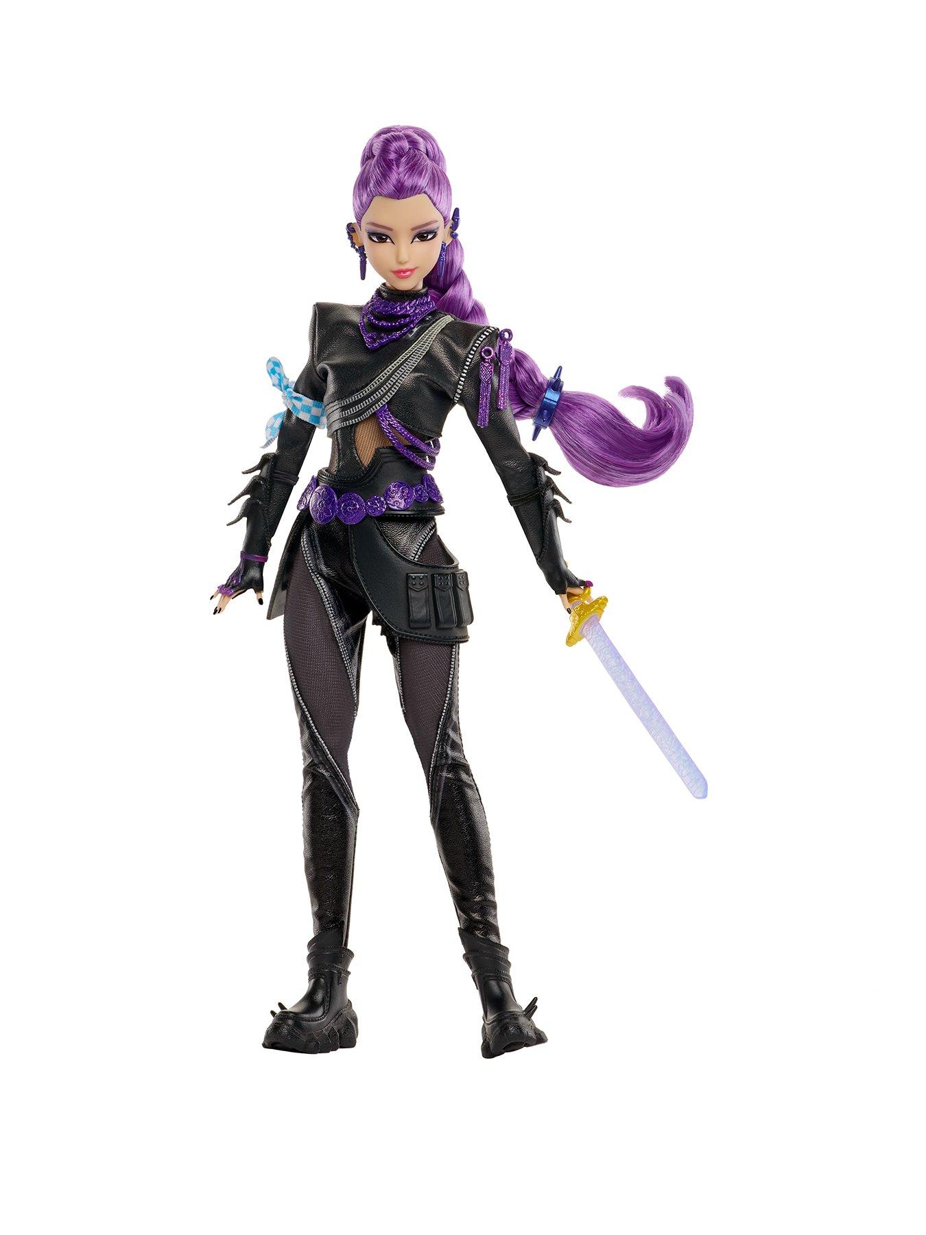 K-Pop Demon Hunters Huntr/X Battle Rumi Deluxe Fashion Doll With Four Tiger Sword in One Colour