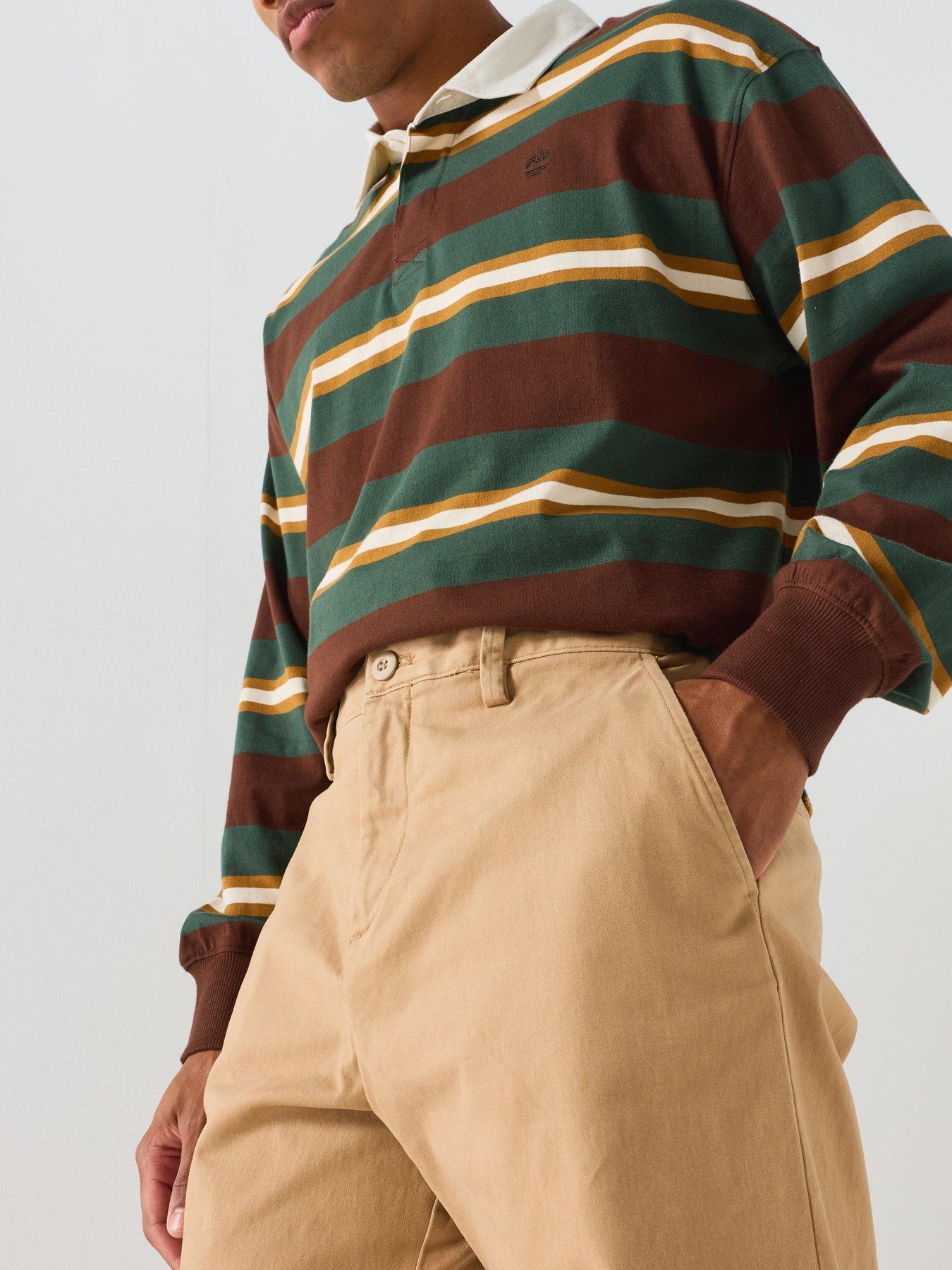 Image 4 of 5 of Timberland Peached Heavy Twill Chino Trouser - Beige