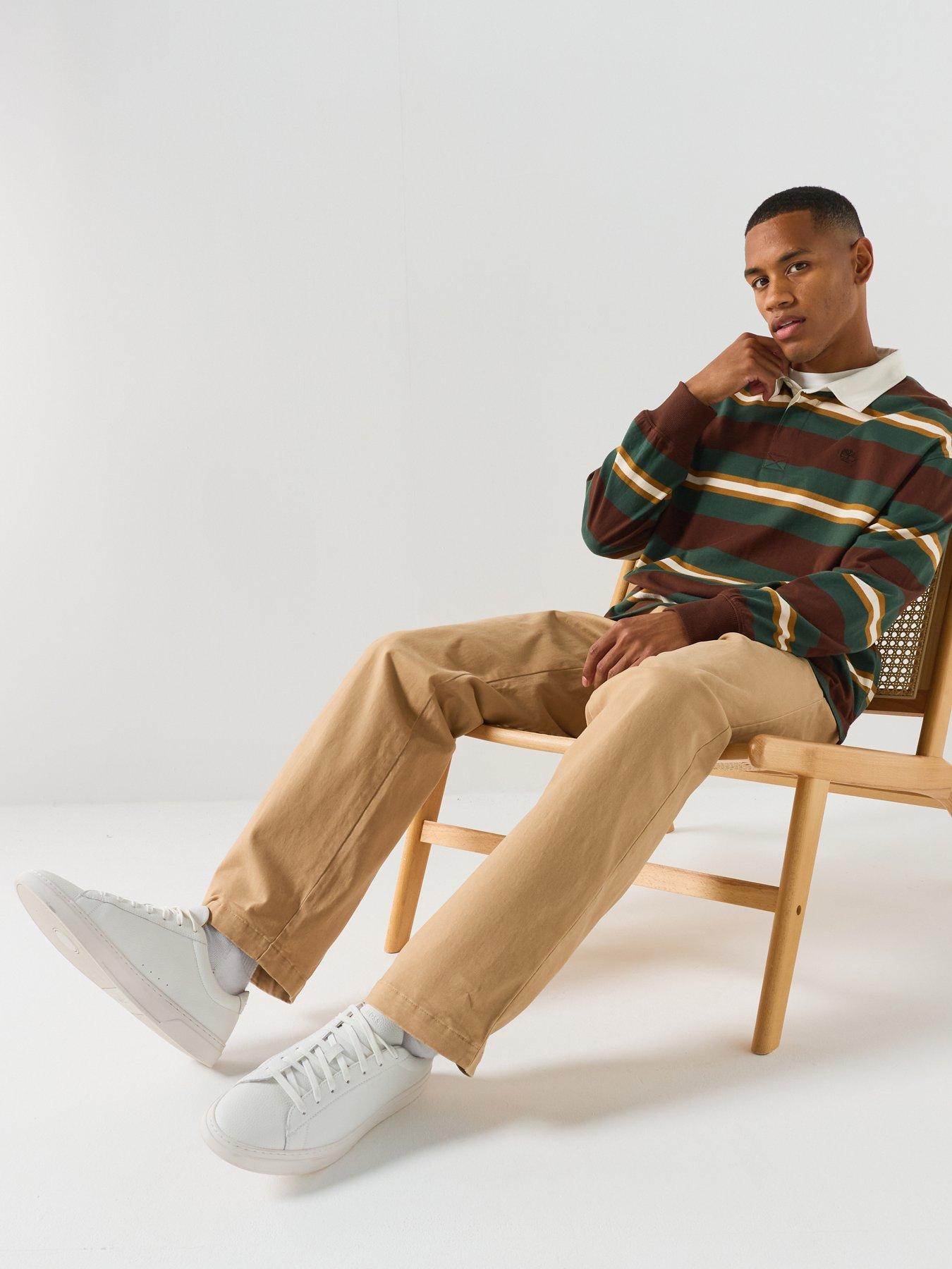 Image 5 of 5 of Timberland Peached Heavy Twill Chino Trouser - Beige
