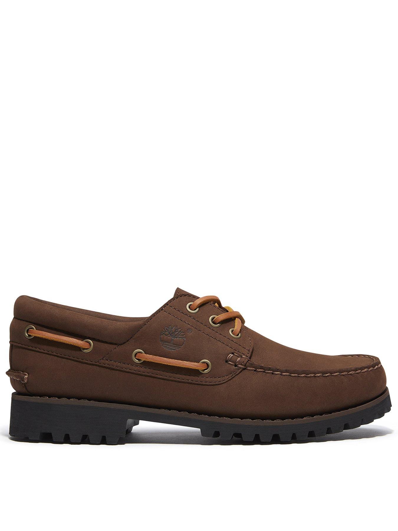 Image 1 of 6 of Timberland Authentic Boat Shoe - Dark Brown