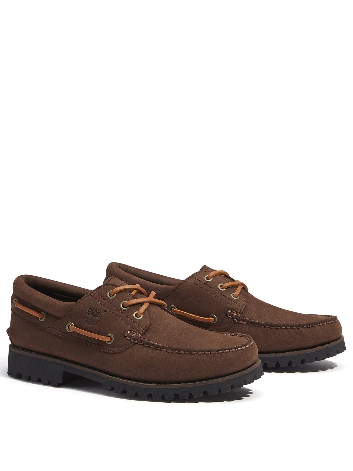 Image 2 of 6 of Timberland Authentic Boat Shoe - Dark Brown