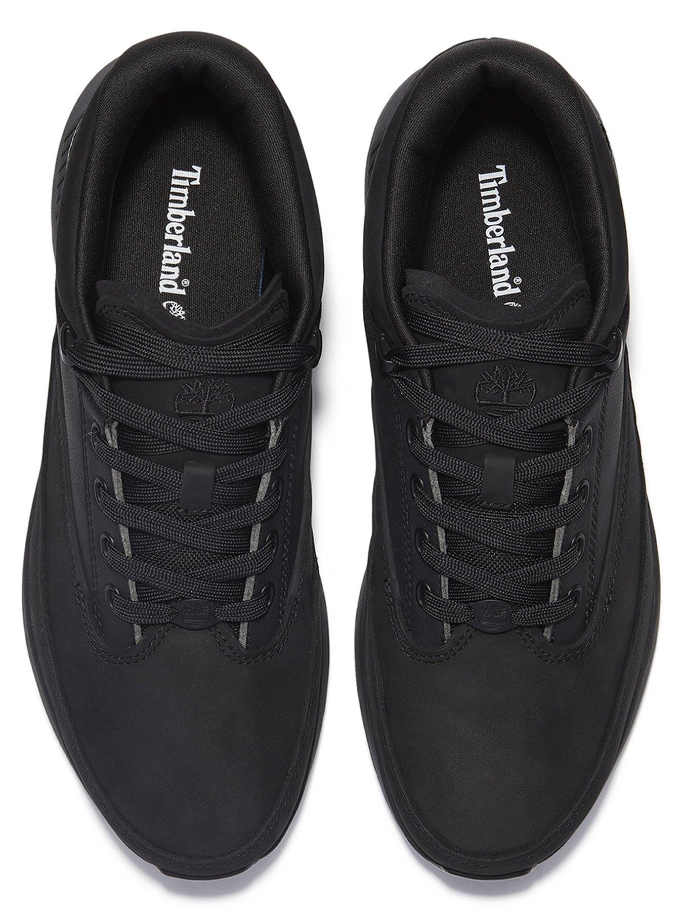 Image 4 of 7 of Timberland Mens Euro Grid Lace-Up Trainers - Black