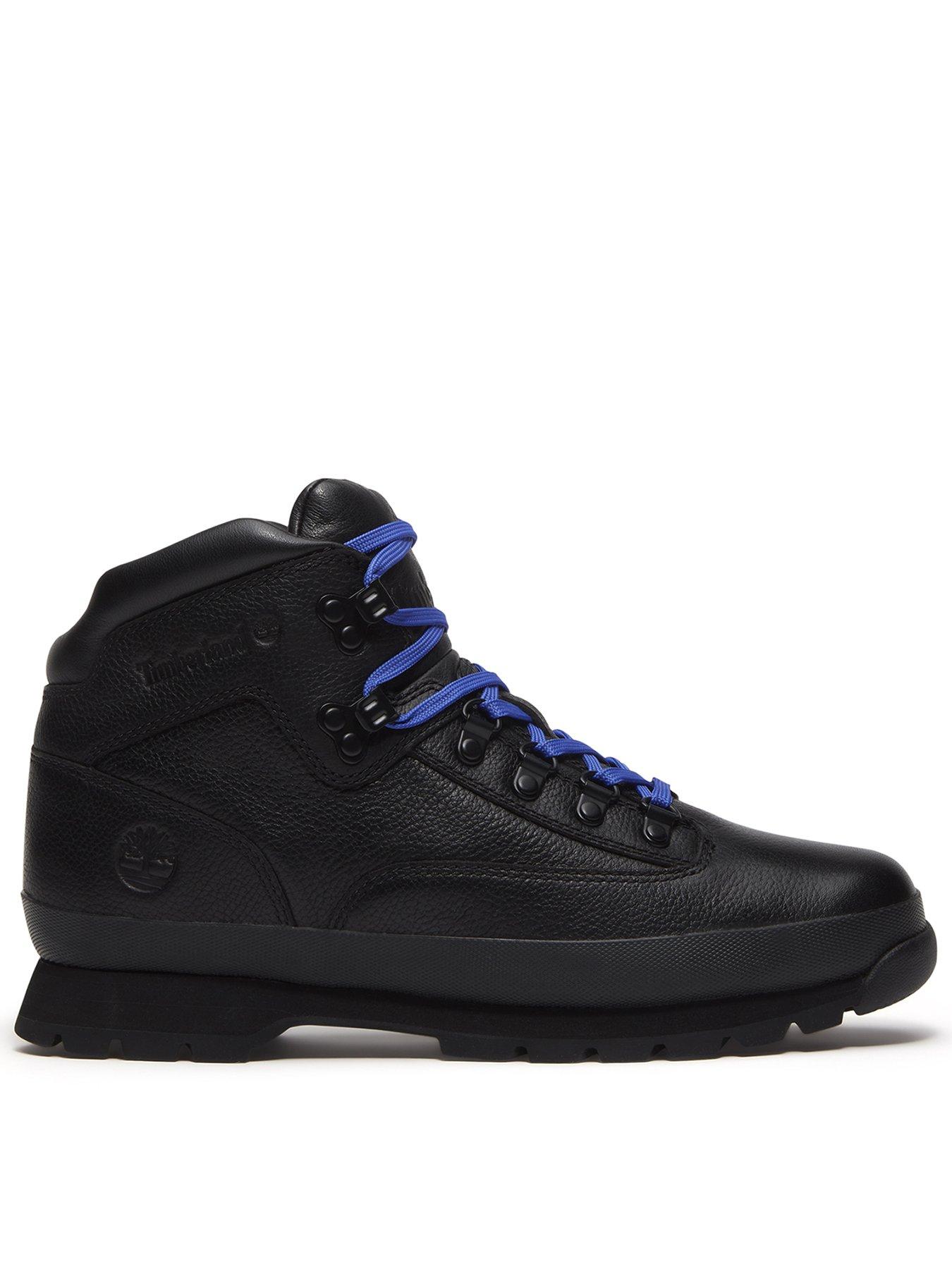 Image 1 of 7 of Timberland Euro Hiker Mid Lace Up Boot - Black