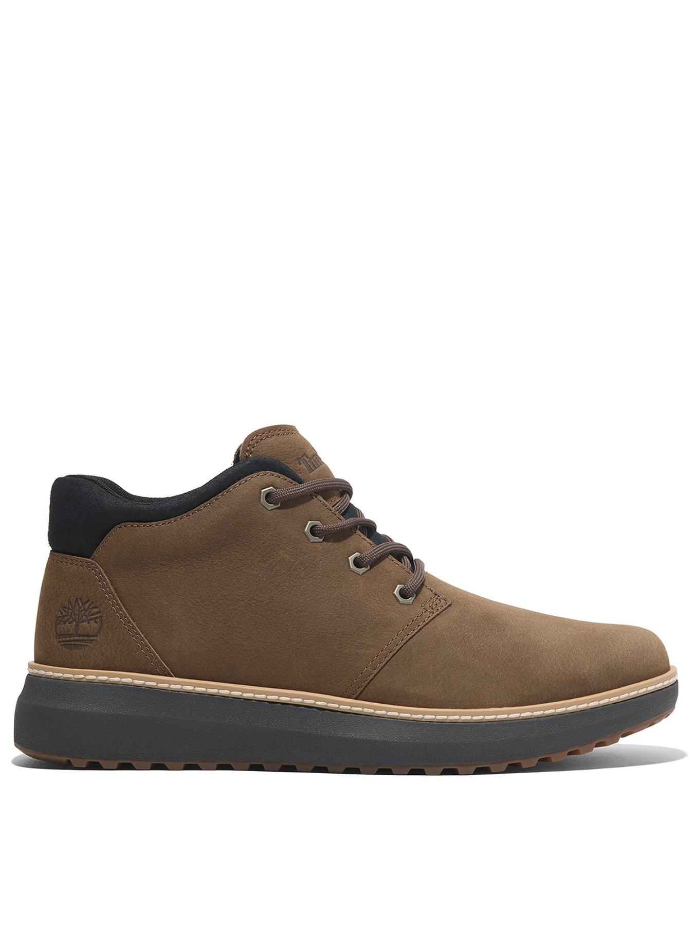 Image 1 of 7 of Timberland Hudson Road Mid Lace Up Chukka Boot - Brown
