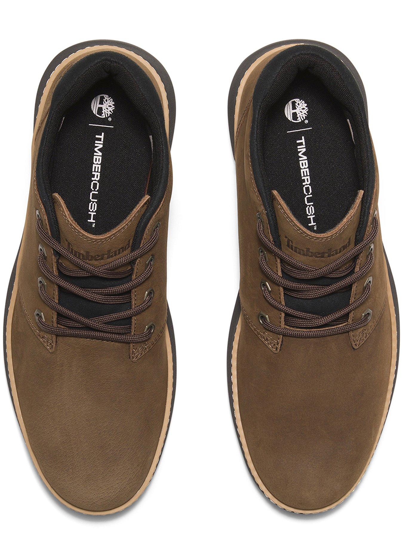 Image 4 of 7 of Timberland Hudson Road Mid Lace Up Chukka Boot - Brown
