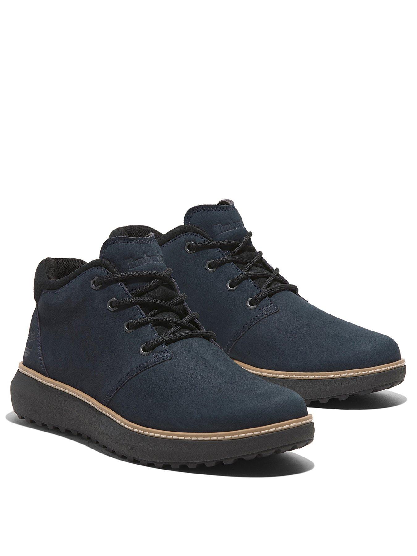 Image 2 of 7 of Timberland Hudson Road Mid Lace Up Chukka Boot - Blue