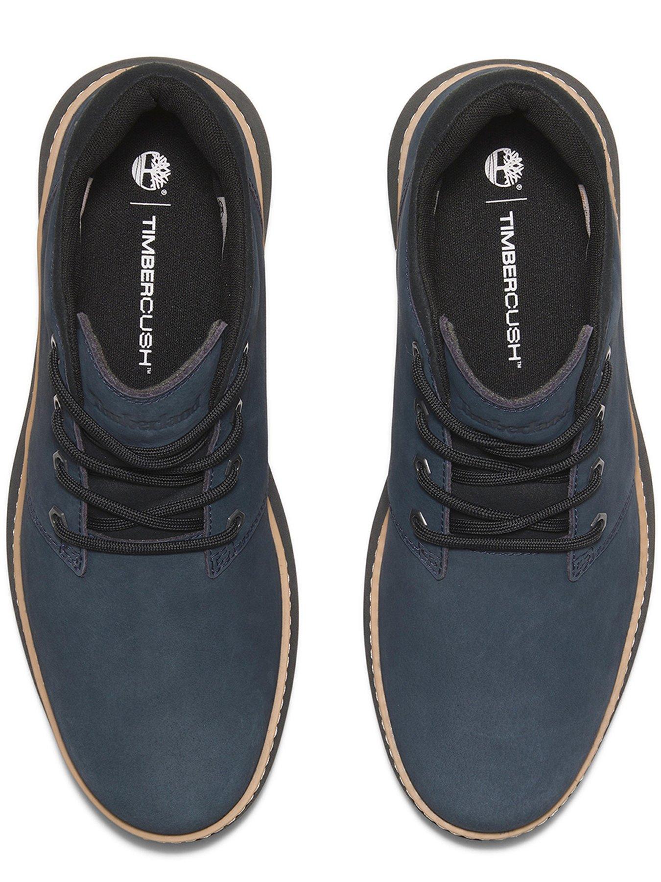 Image 4 of 7 of Timberland Hudson Road Mid Lace Up Chukka Boot - Blue