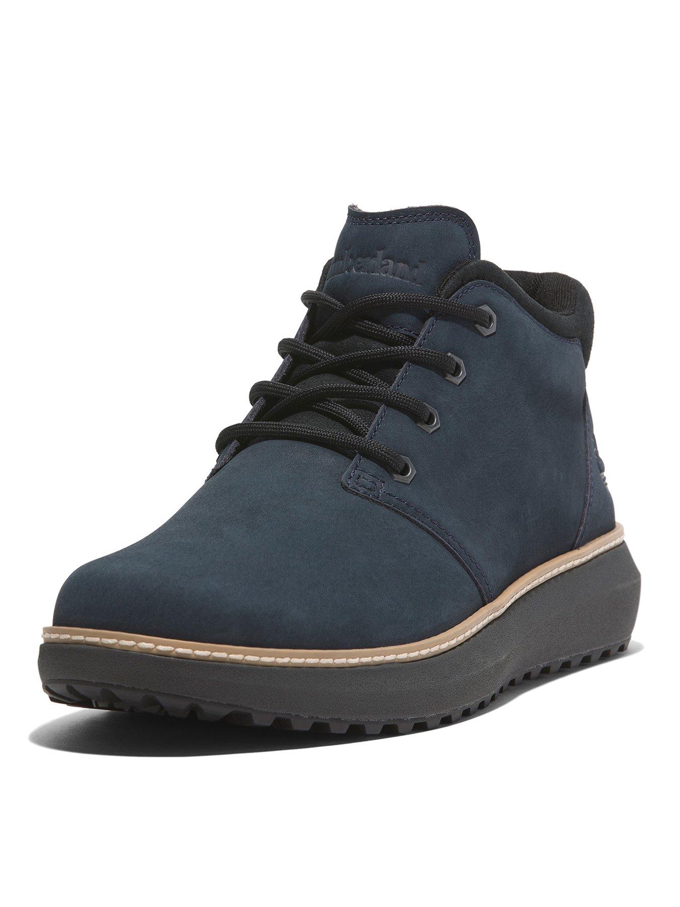 Image 6 of 7 of Timberland Hudson Road Mid Lace Up Chukka Boot - Blue