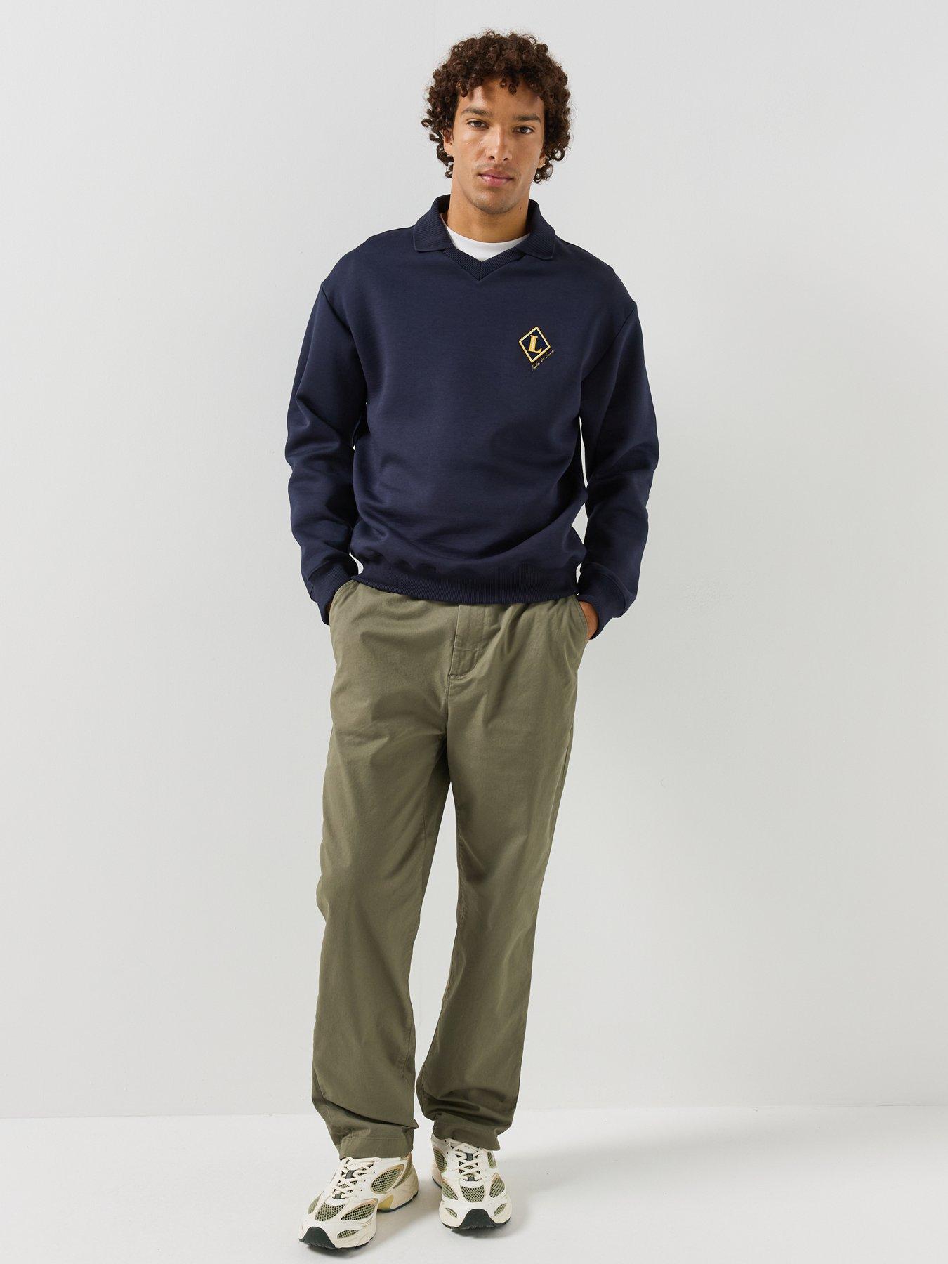 Image 3 of 5 of Lacoste Cotton Stretch Chino Joggers - Khaki