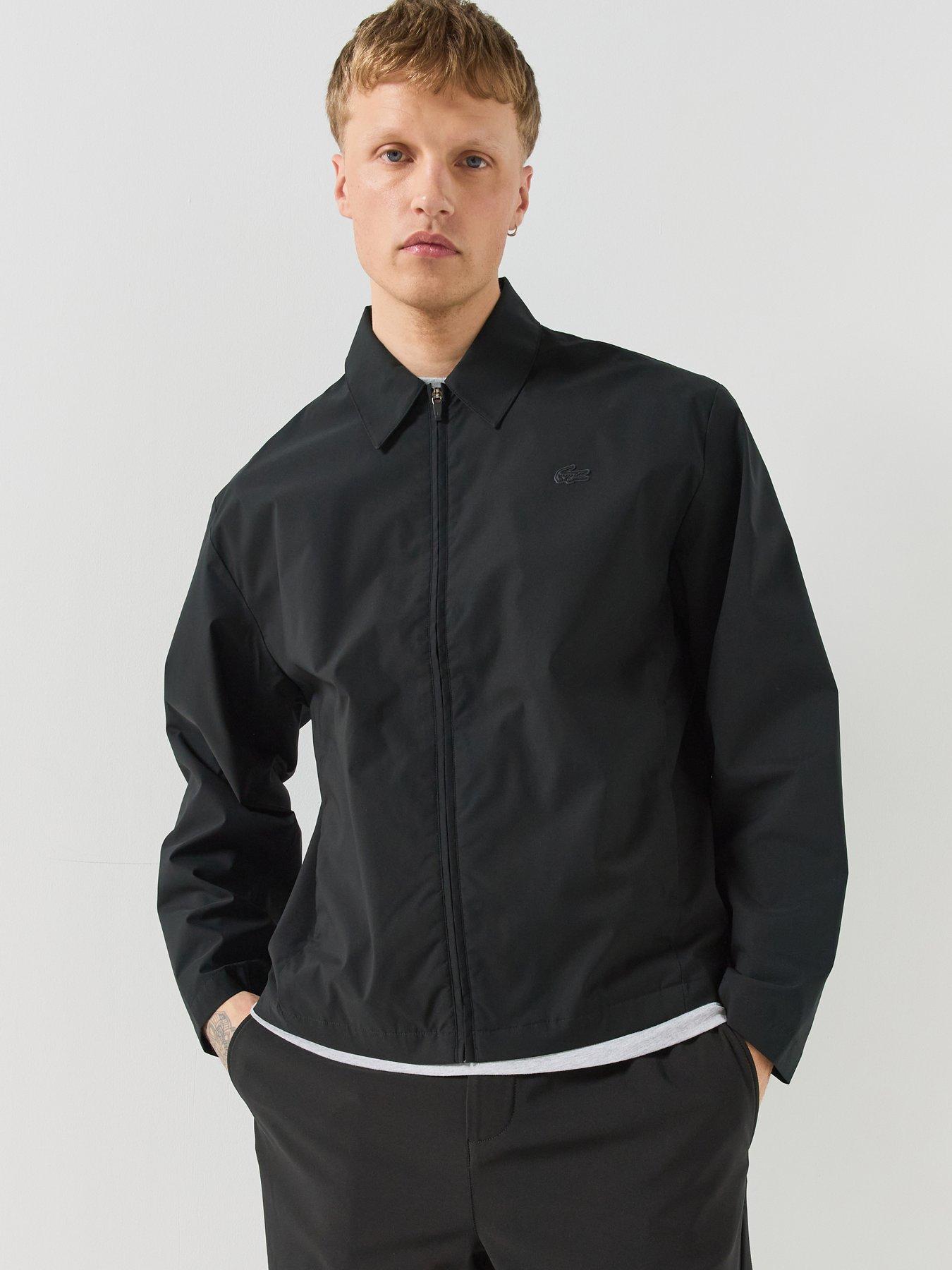 Image 1 of 6 of Lacoste Commuter Tech Zipped Jacket - Black