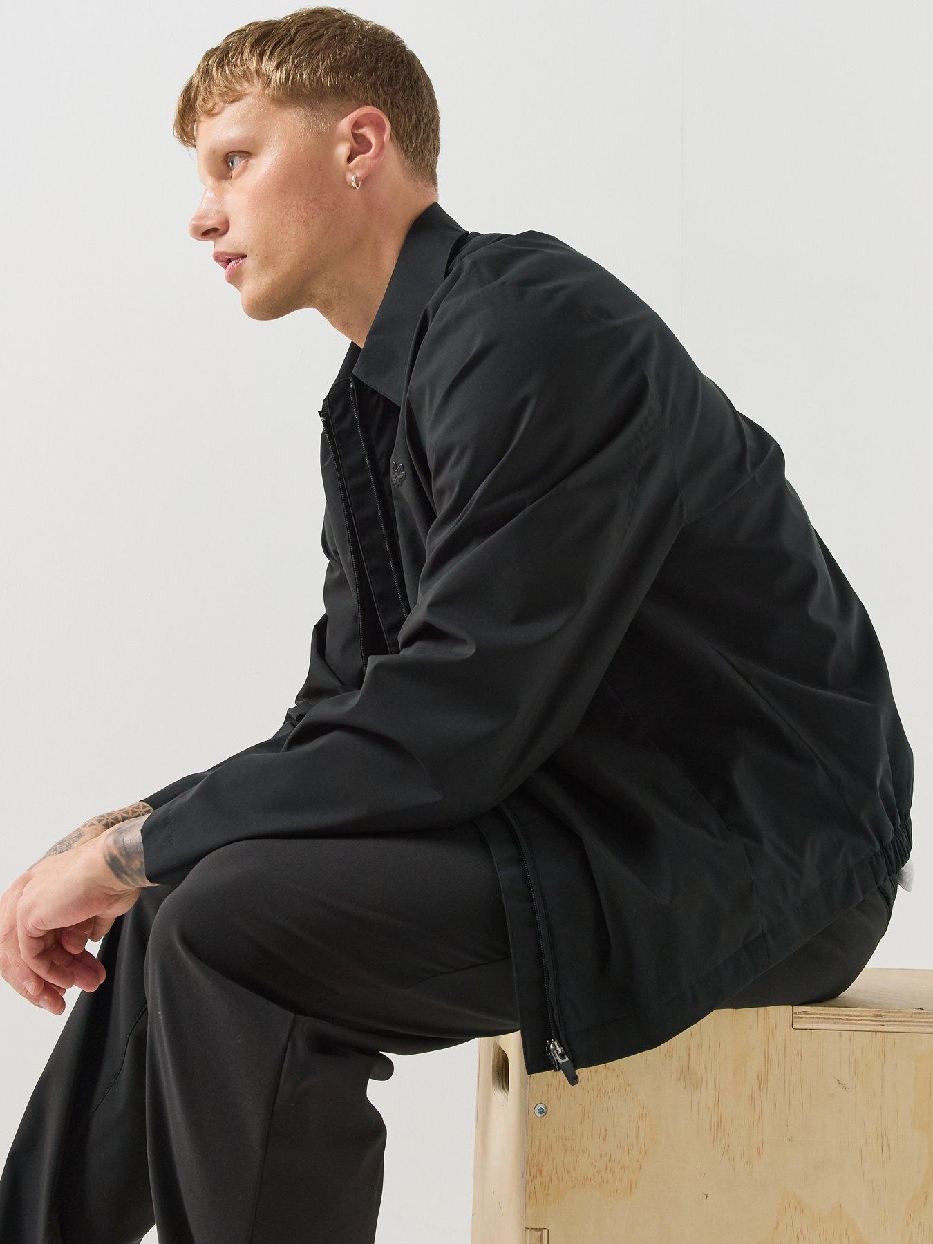 Image 4 of 6 of Lacoste Commuter Tech Zipped Jacket - Black