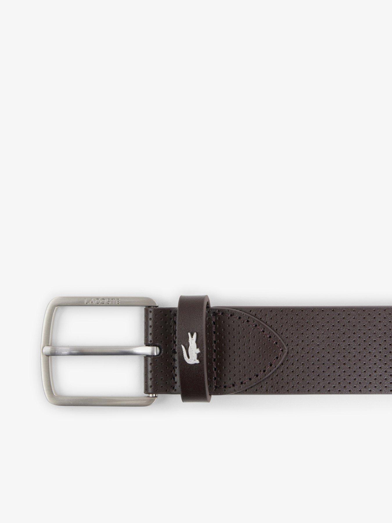 Image 3 of 5 of Lacoste Leather Belt And Card Holder Gift &nbsp;Set - Brown