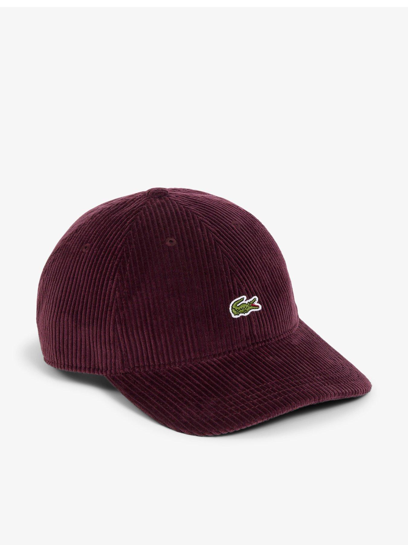 Image 1 of 4 of Lacoste Cord Cap - Red
