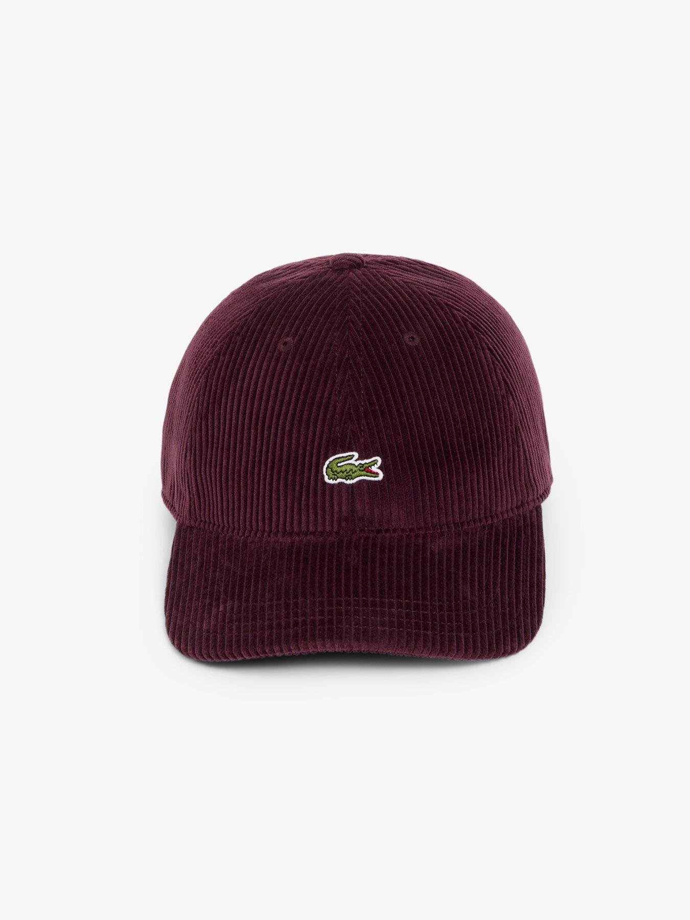 Image 3 of 4 of Lacoste Cord Cap - Red