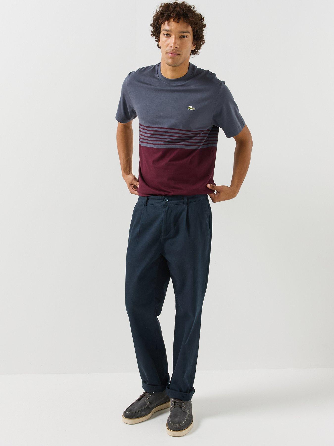 Image 3 of 6 of Lacoste Colour Block T-Shirt - Multi