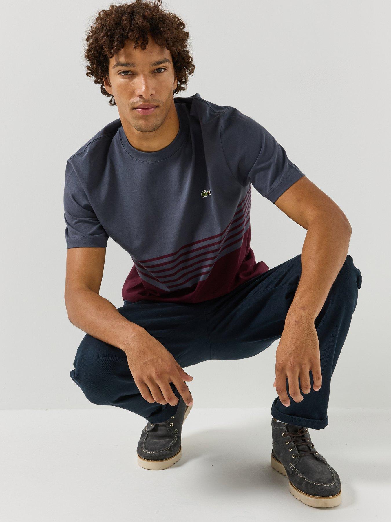Image 4 of 6 of Lacoste Colour Block T-Shirt - Multi