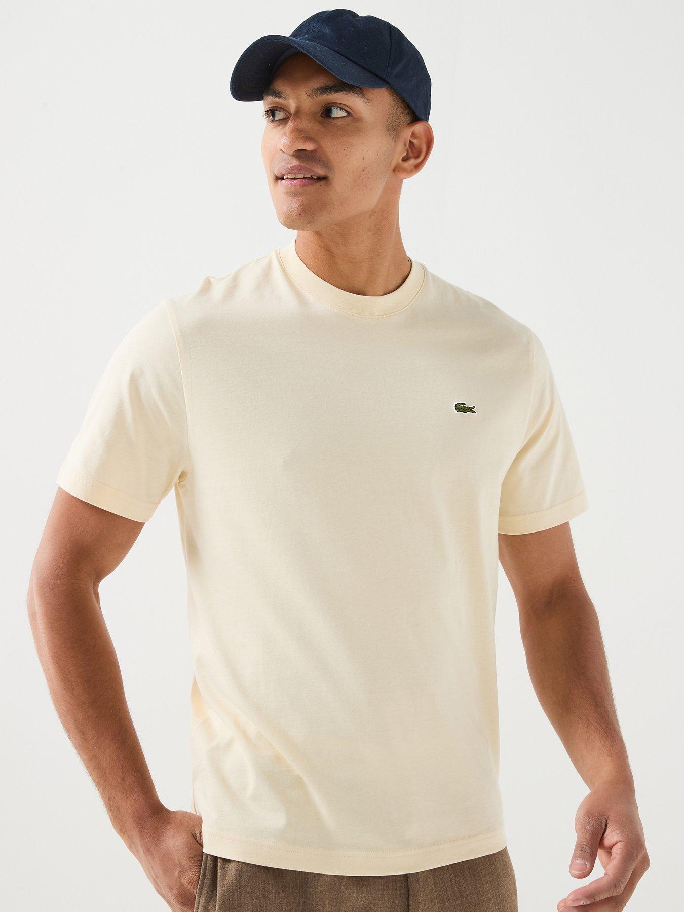 Lacoste Mid Weight Cotton T-Shirt - Beige