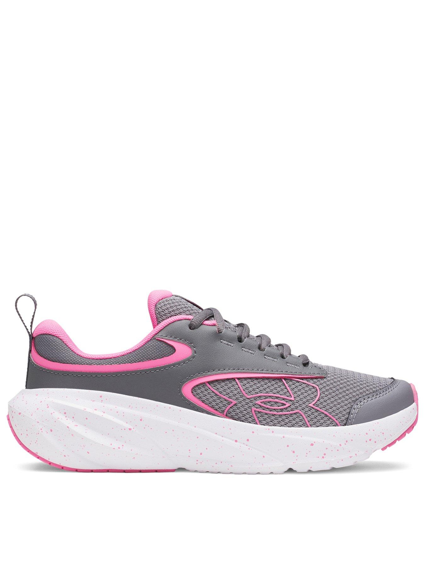UNDER ARMOUR Junior Girls' Surge 5 Running Trainers - Grey
