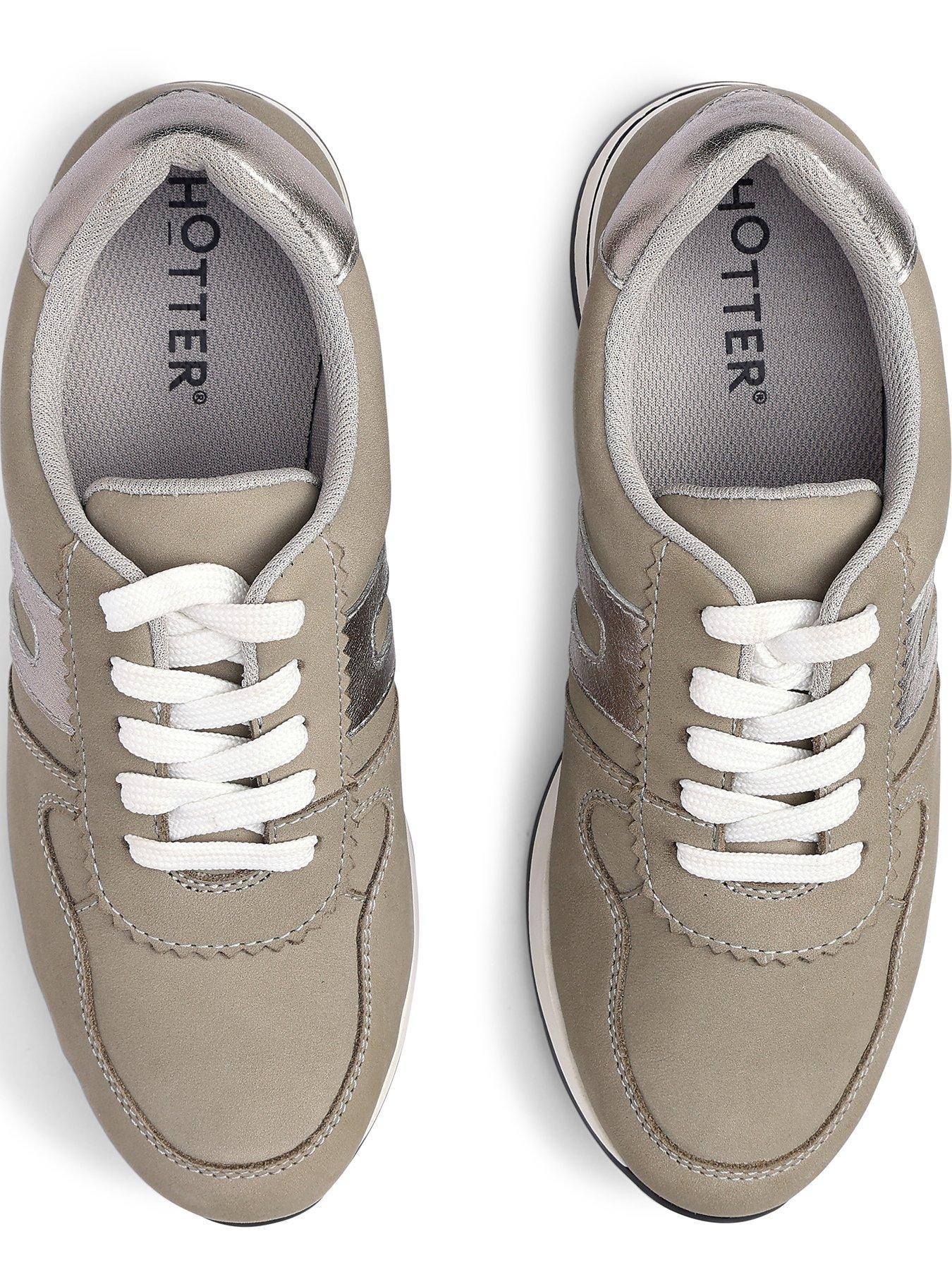 Image 4 of 5 of Hotter Revival Comfort Trainer - Flint Grey