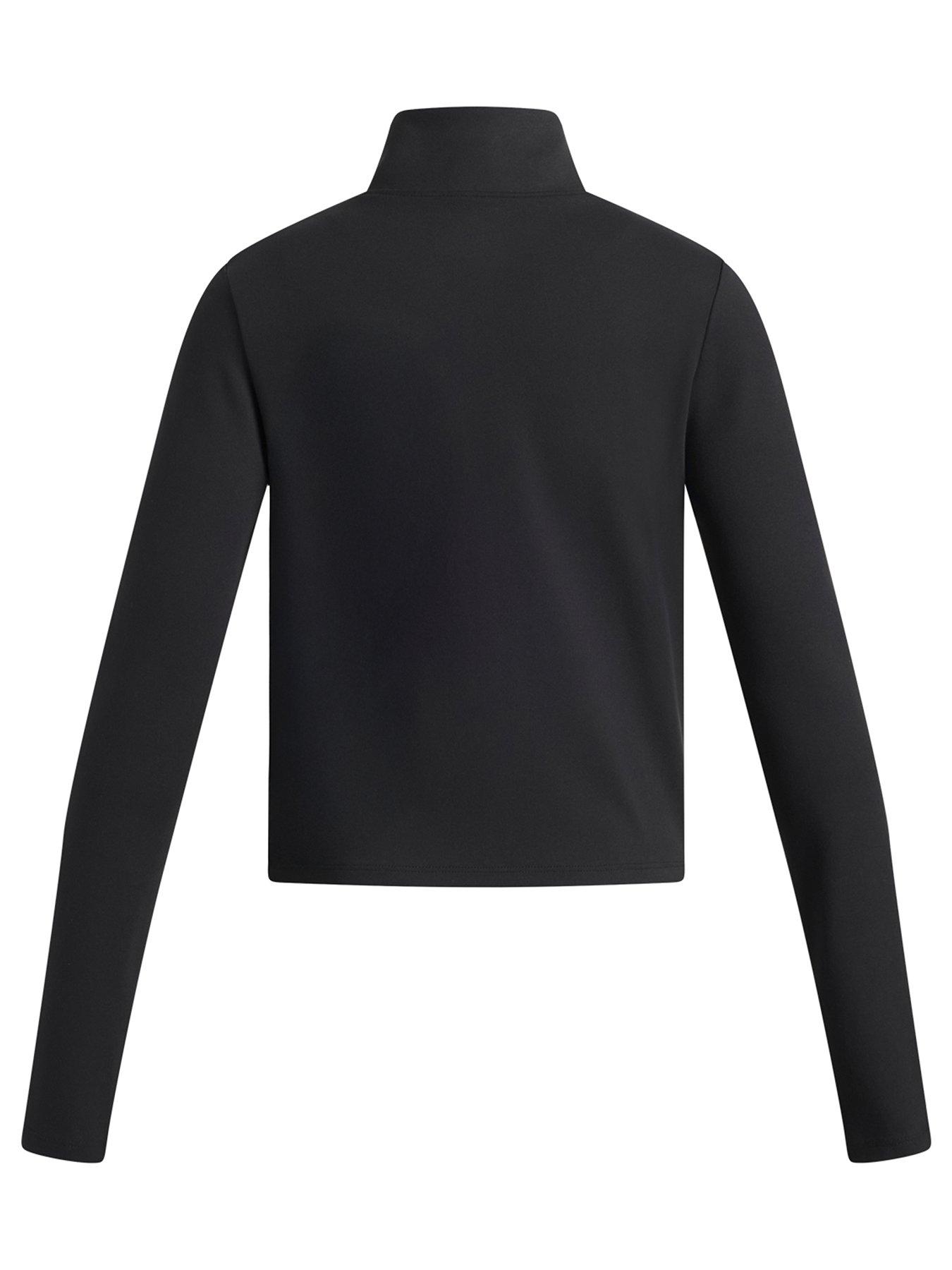 Image 3 of 4 of UNDER ARMOUR Girls Training Motion Full Zip - Black