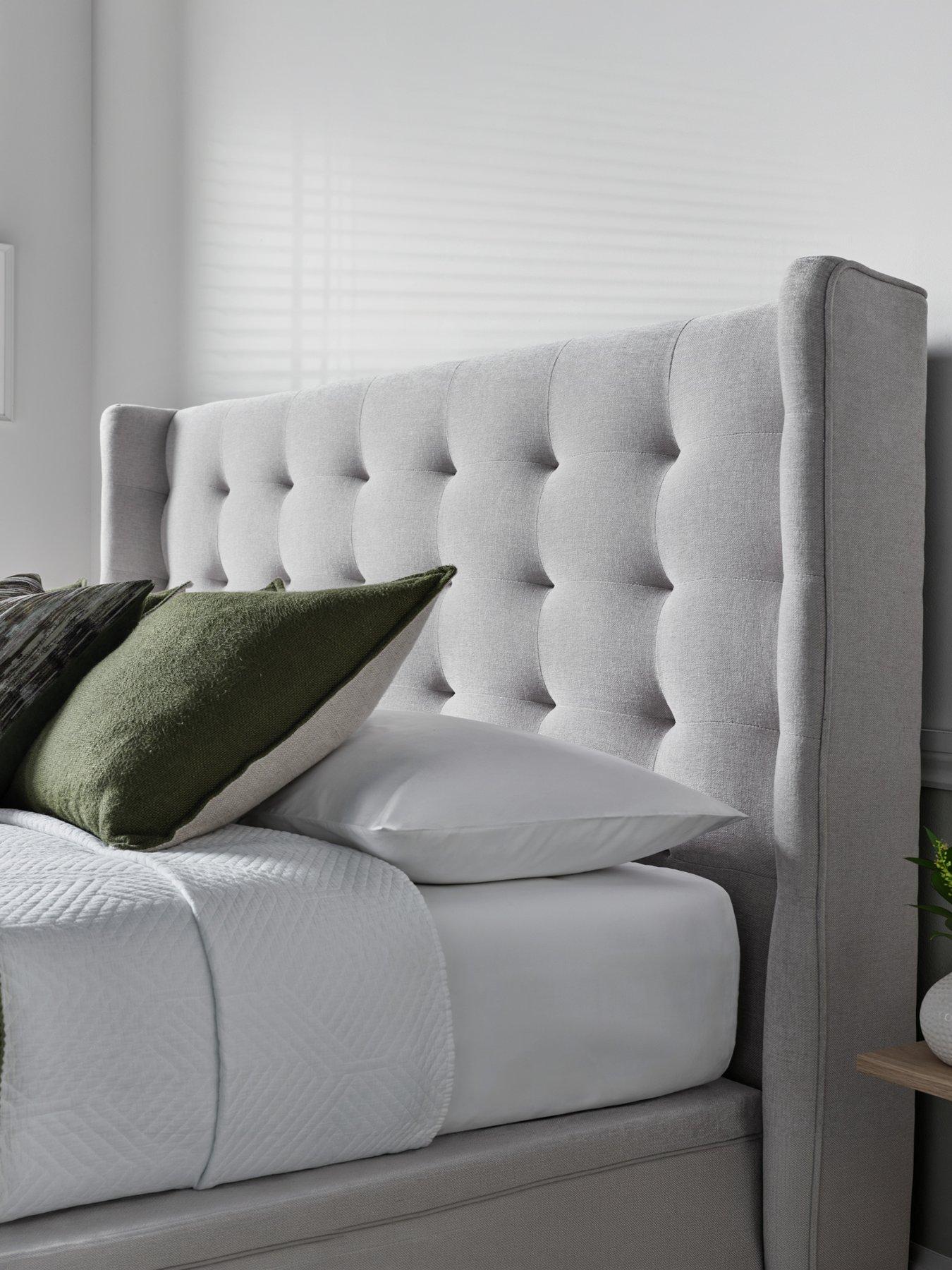 Image 4 of 5 of The Very Collection Phillipe End Lift Up Ottoman Storage&nbsp;Bed with Aspire&nbsp;Mattress Options (Buy &amp; SAVE!) - Cream