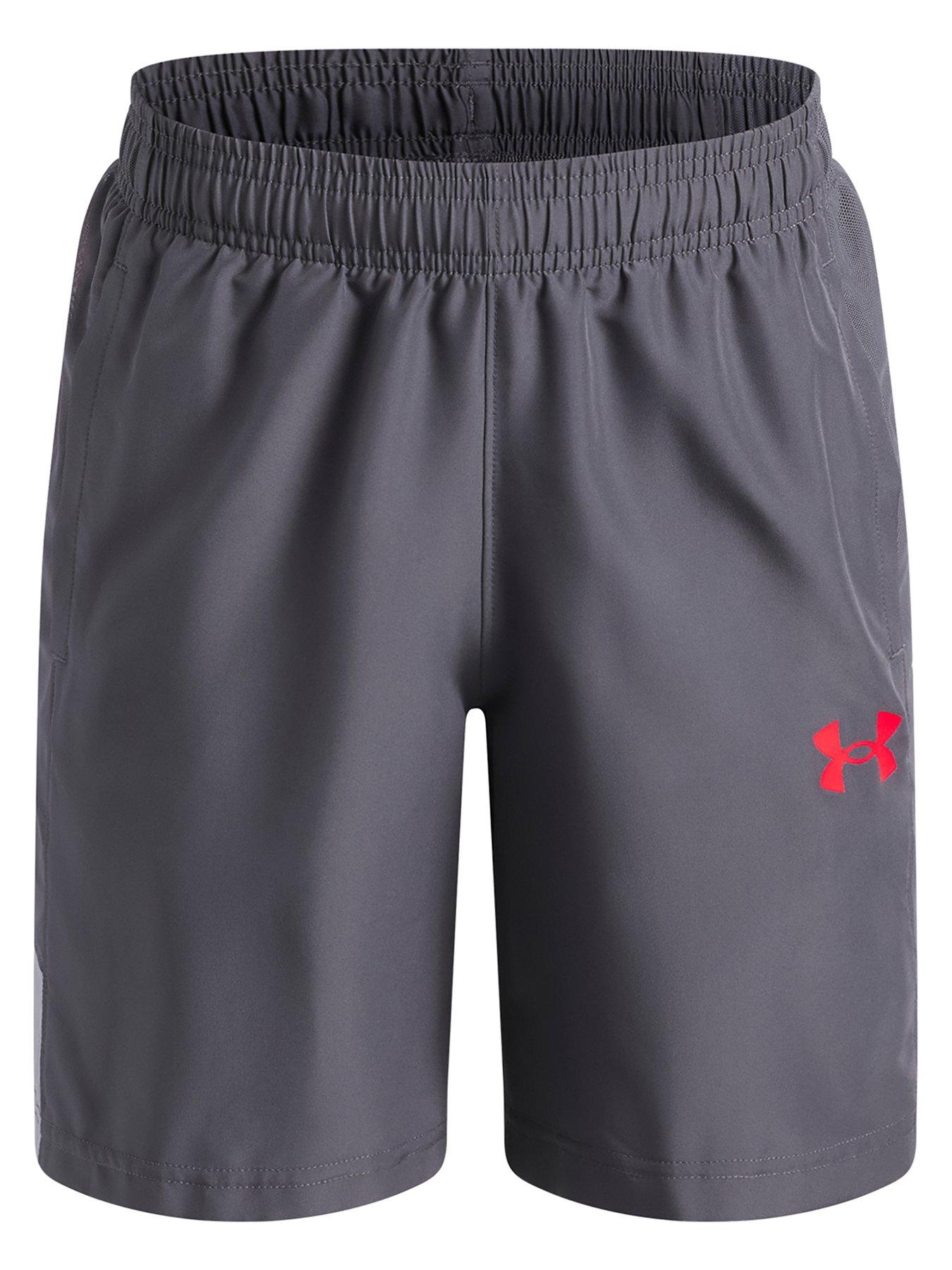 Image 1 of 3 of UNDER ARMOUR Boys Training Tech Utility Woven Shorts - Grey