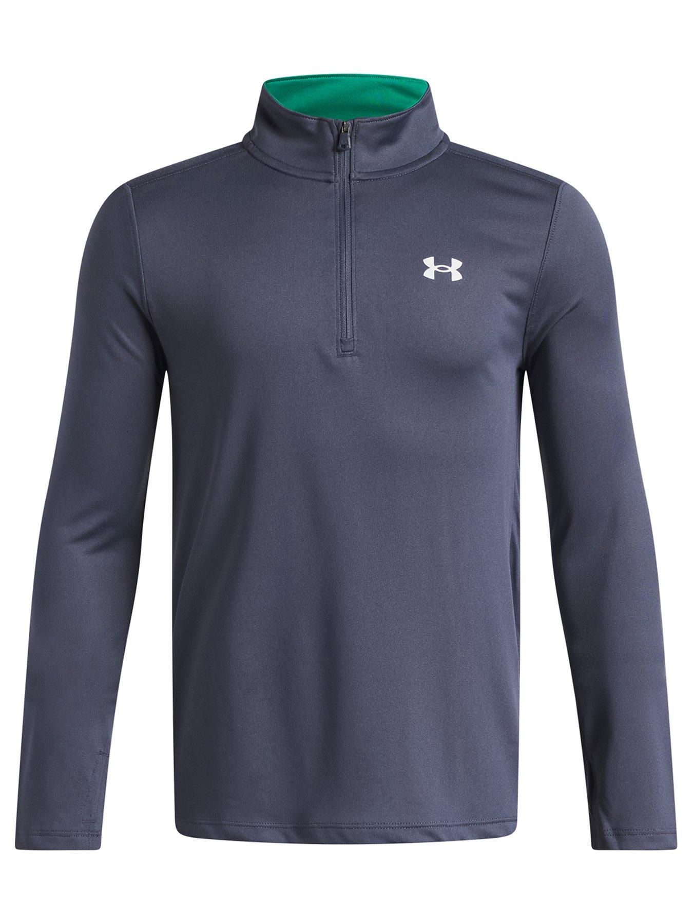 Image 1 of 3 of UNDER ARMOUR Boys Training 1/4 Zip Sweatshirt - Grey