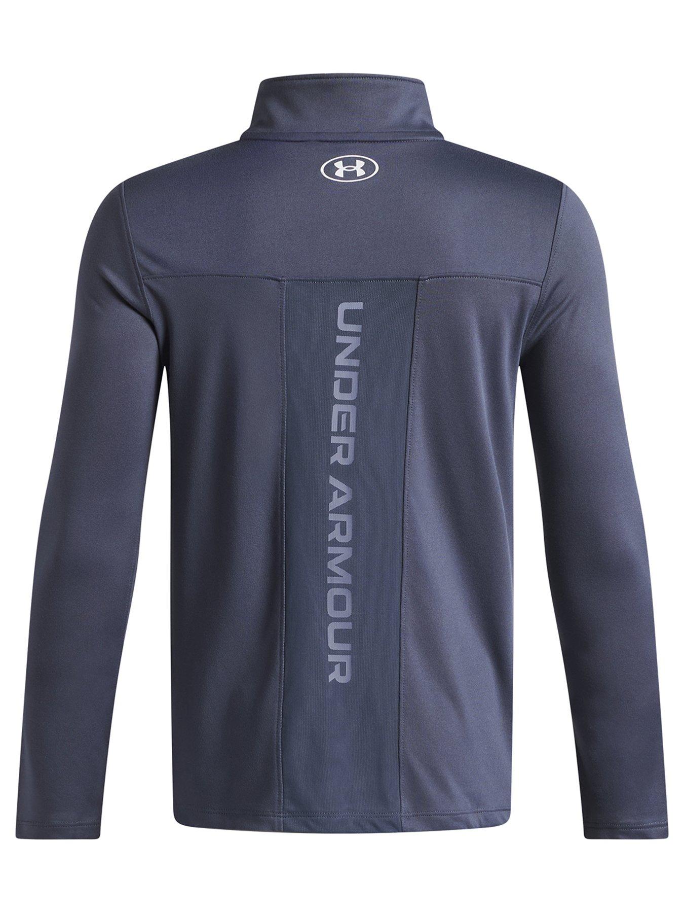 Image 2 of 3 of UNDER ARMOUR Boys Training 1/4 Zip Sweatshirt - Grey