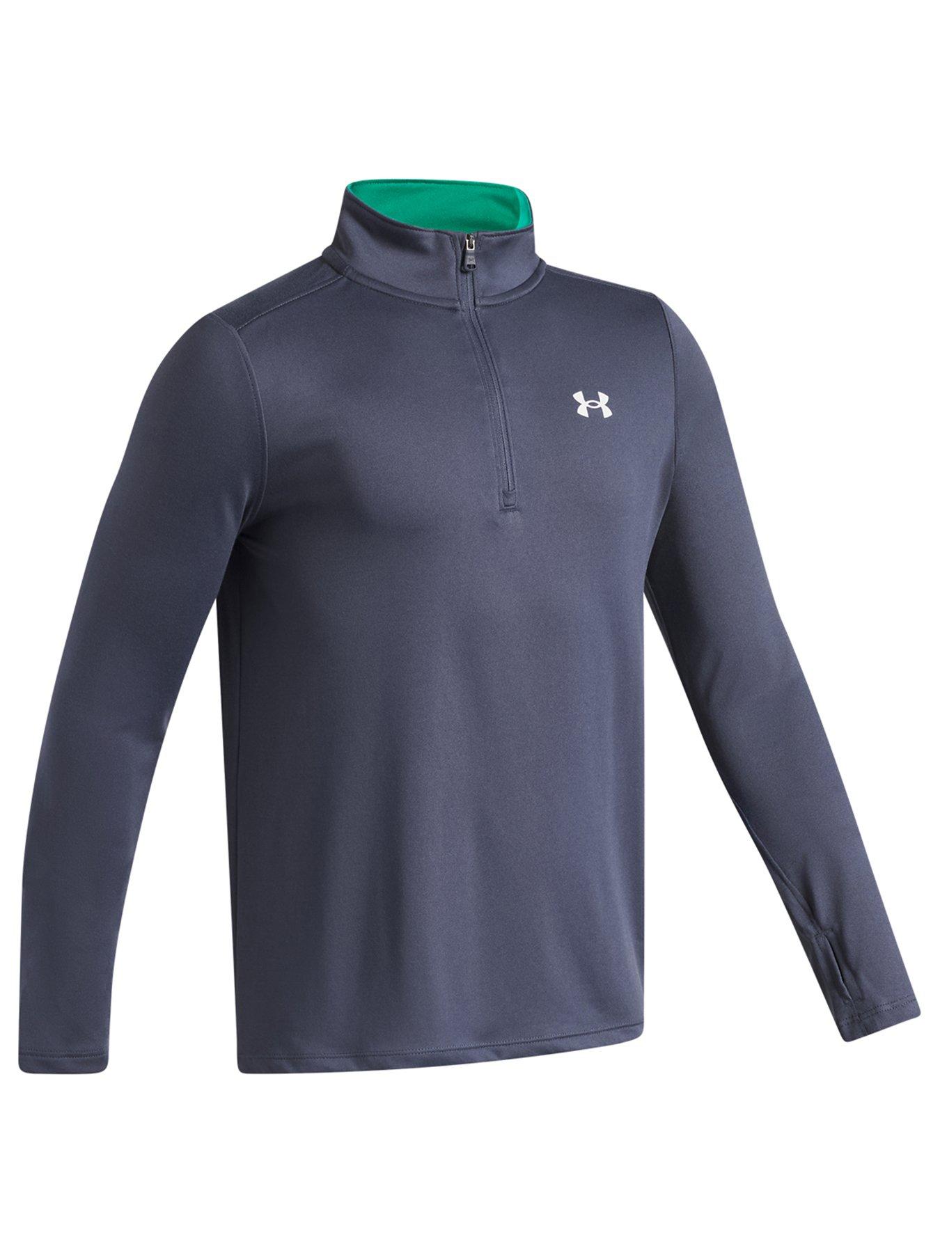Image 3 of 3 of UNDER ARMOUR Boys Training 1/4 Zip Sweatshirt - Grey