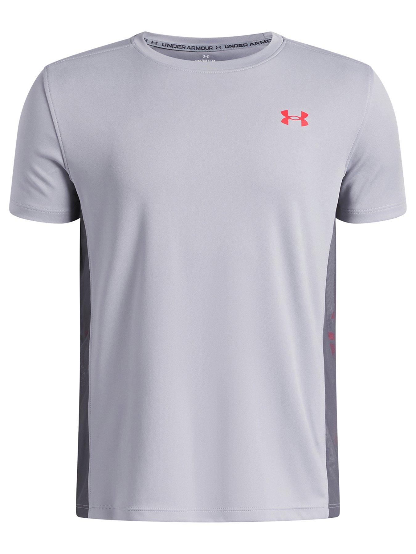 Image 1 of 3 of UNDER ARMOUR Boys Training Tech Utility T-shirt - Grey