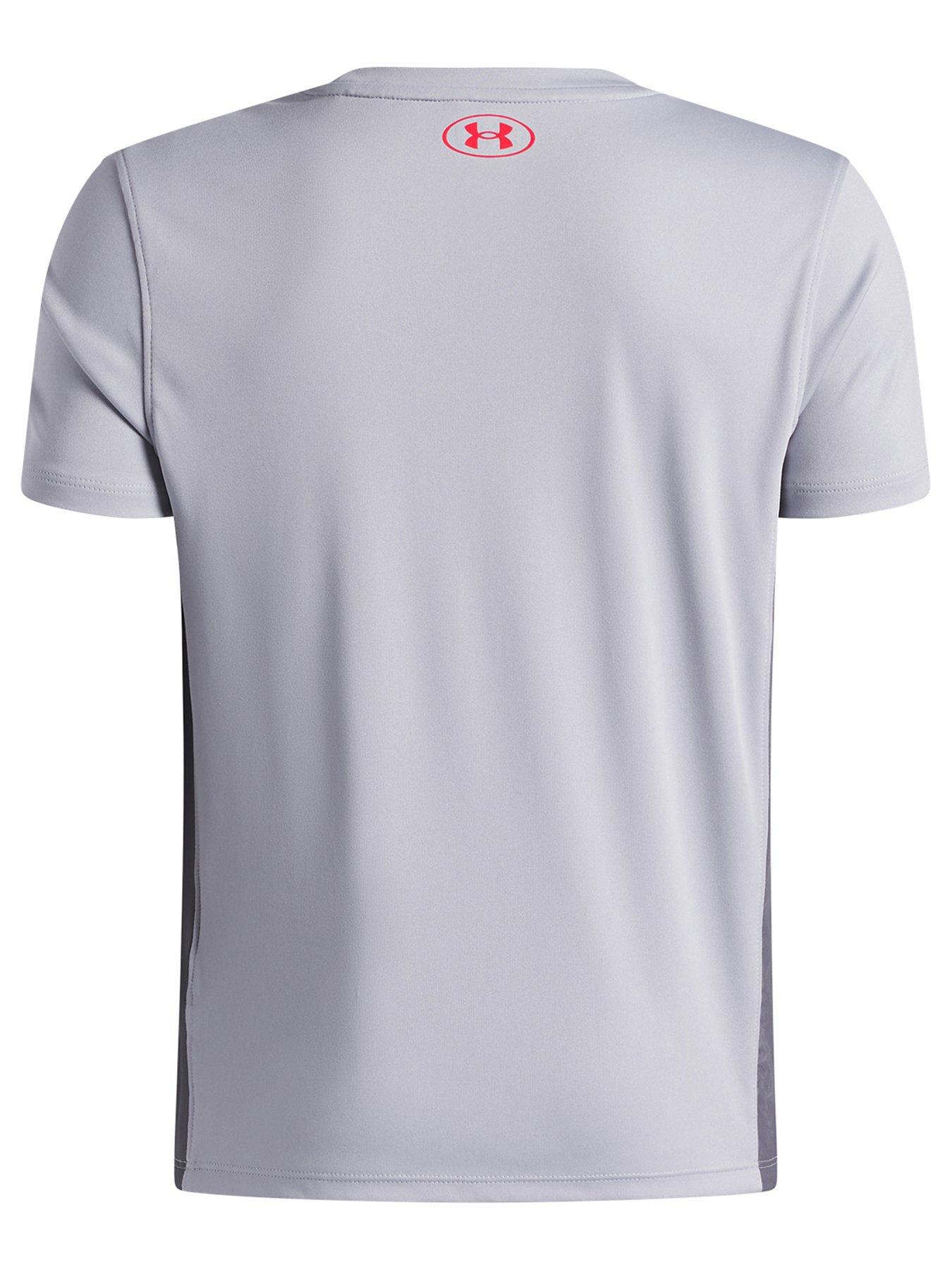 Image 2 of 3 of UNDER ARMOUR Boys Training Tech Utility T-shirt - Grey