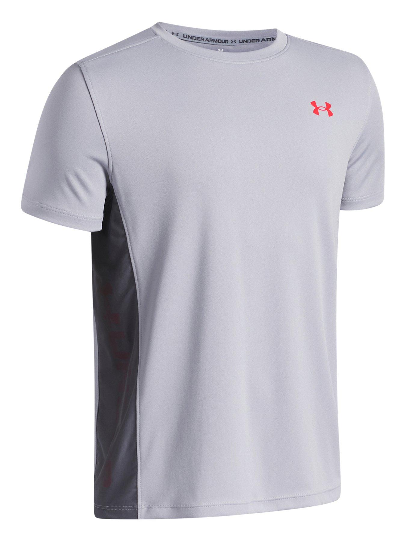 Image 3 of 3 of UNDER ARMOUR Boys Training Tech Utility T-shirt - Grey
