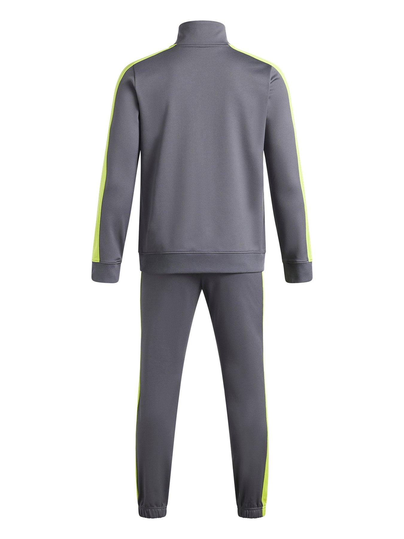 Image 2 of 3 of UNDER ARMOUR Boys Training Rival Knit Track Suit - Grey