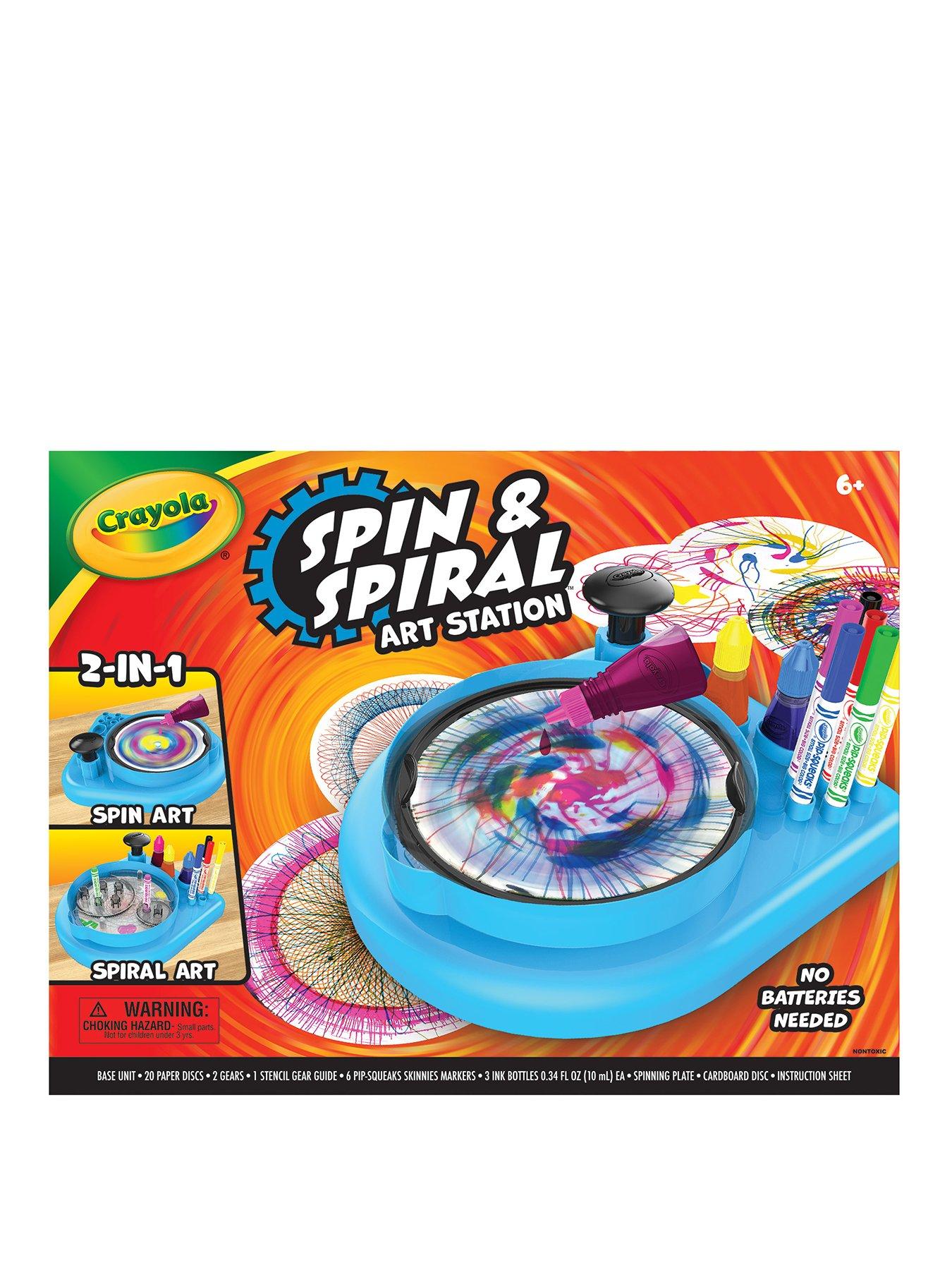 Image 1 of 3 of Crayola Spin n Spiral Art Station