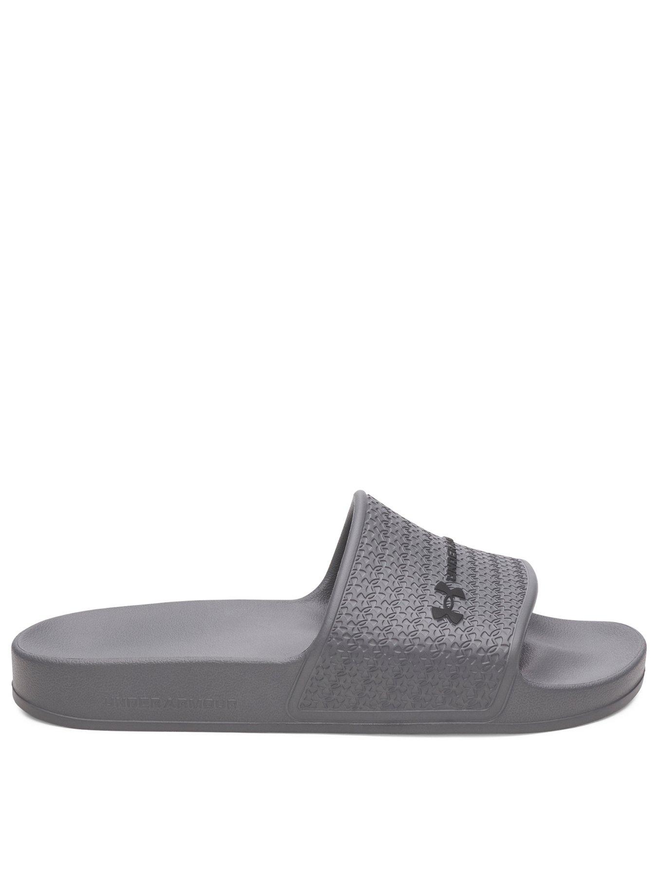 Image 1 of 6 of UNDER ARMOUR Mens Armr Slide Lite Slide - Grey