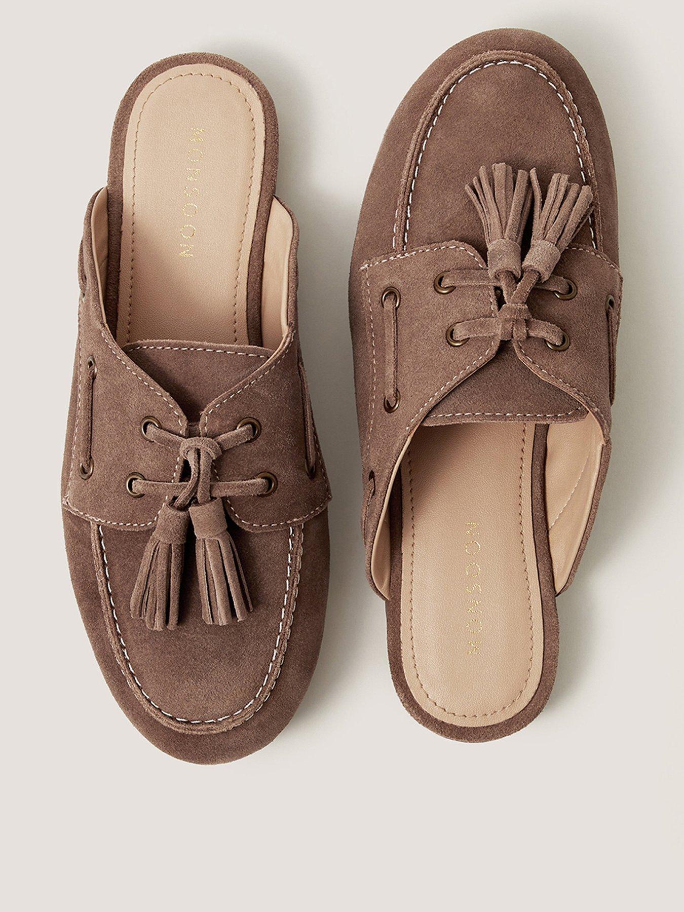 Image 1 of 3 of Monsoon Iris Slip On Loafer - Brown