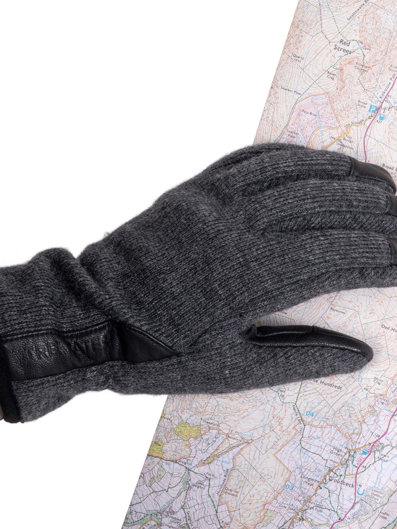 Image 2 of 6 of Trekmates Mens Athos Dry Waterproof Glove - Grey Marl