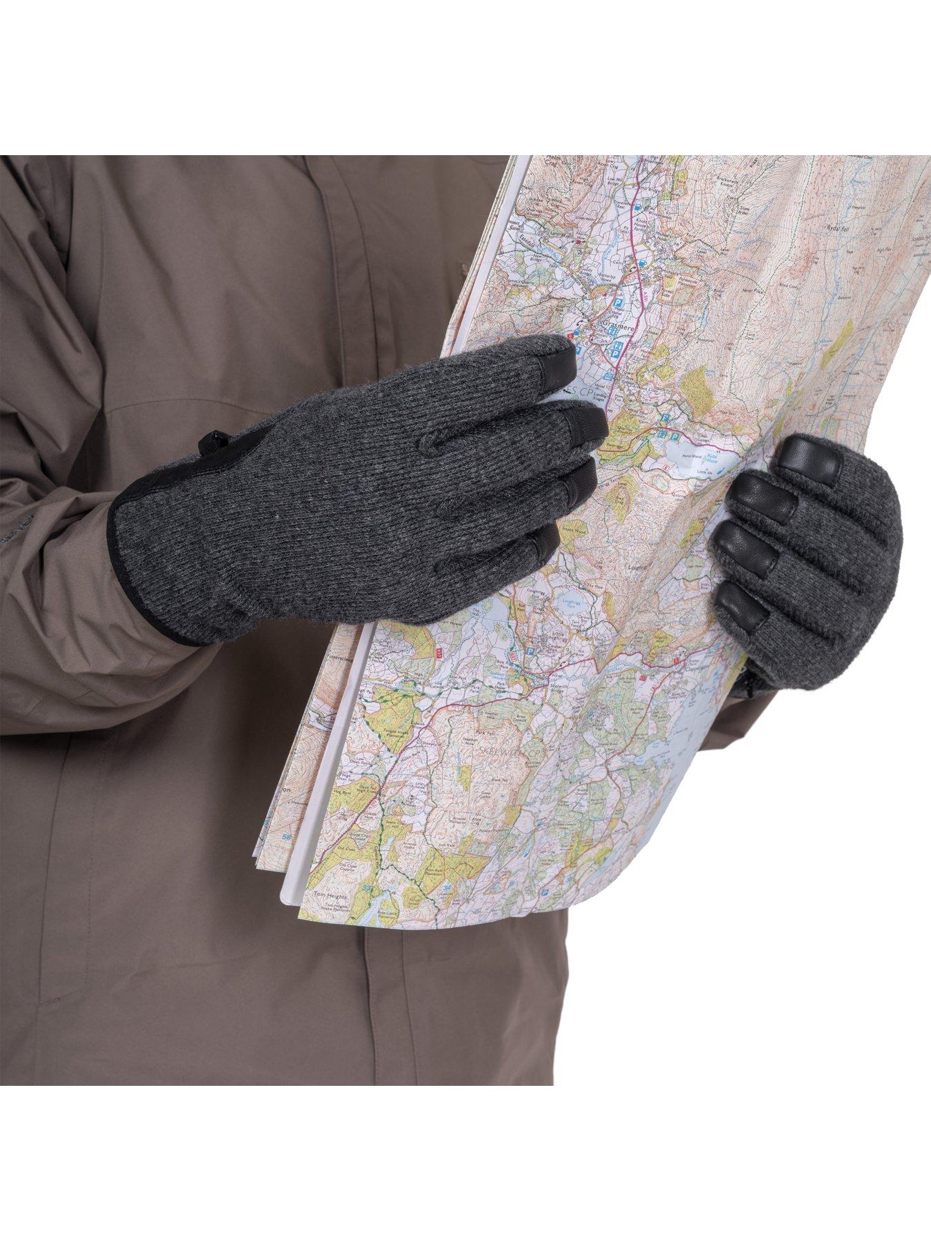 Image 3 of 6 of Trekmates Mens Athos Dry Waterproof Glove - Grey Marl