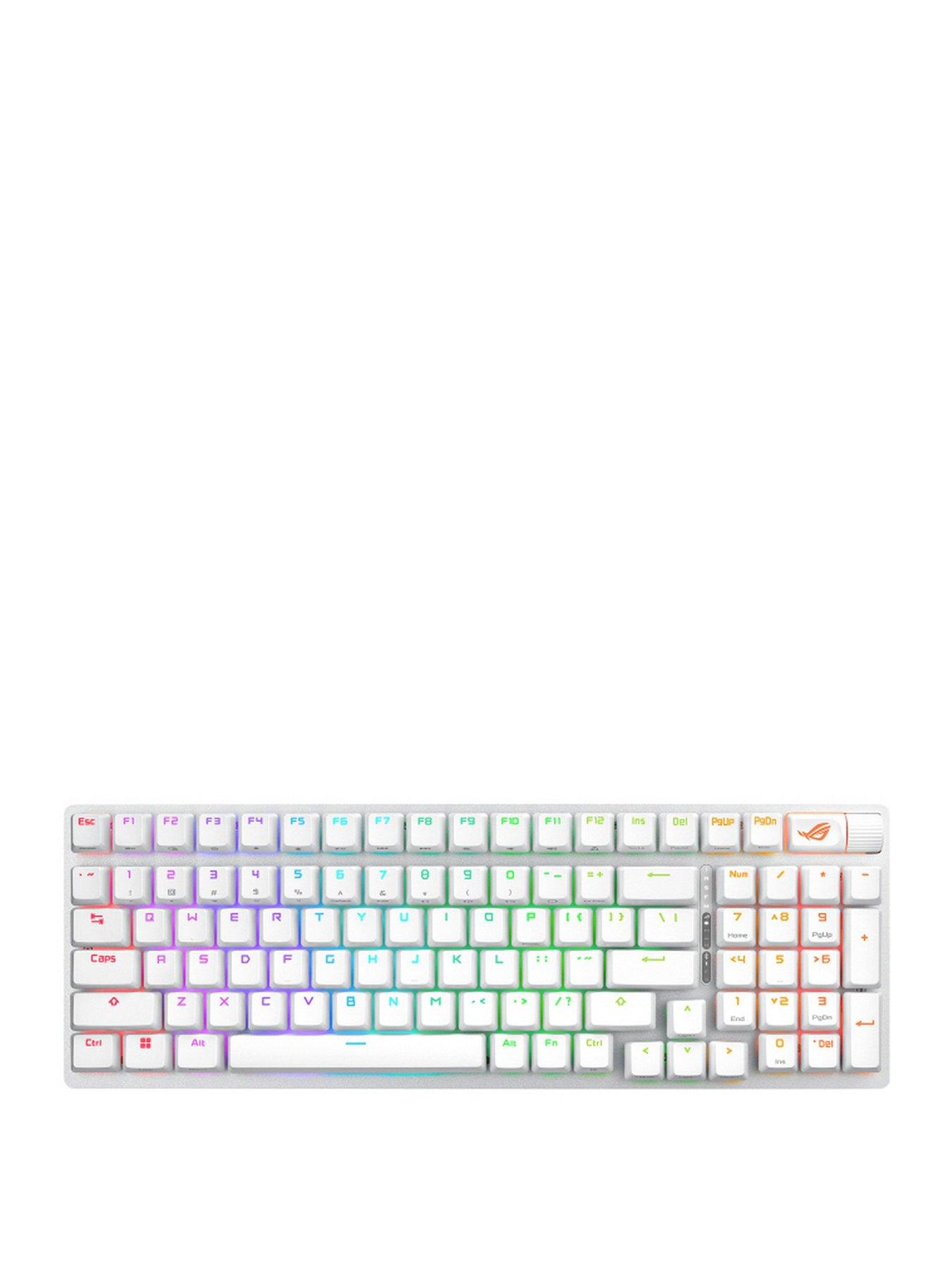 Image 1 of 5 of Asus ROG Strix Scope II 96 Keyboard - White