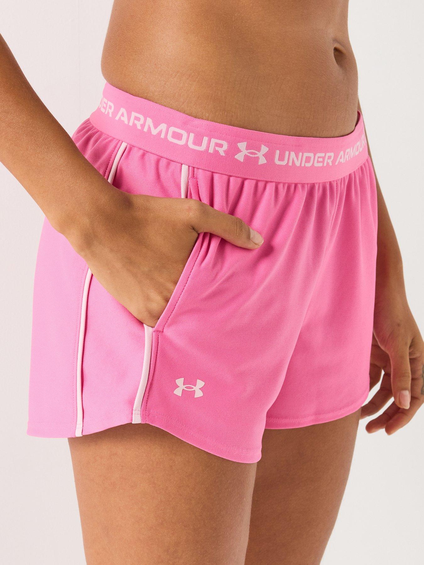 Image 4 of 6 of UNDER ARMOUR Women's Lightweight Training Shorts - Pink