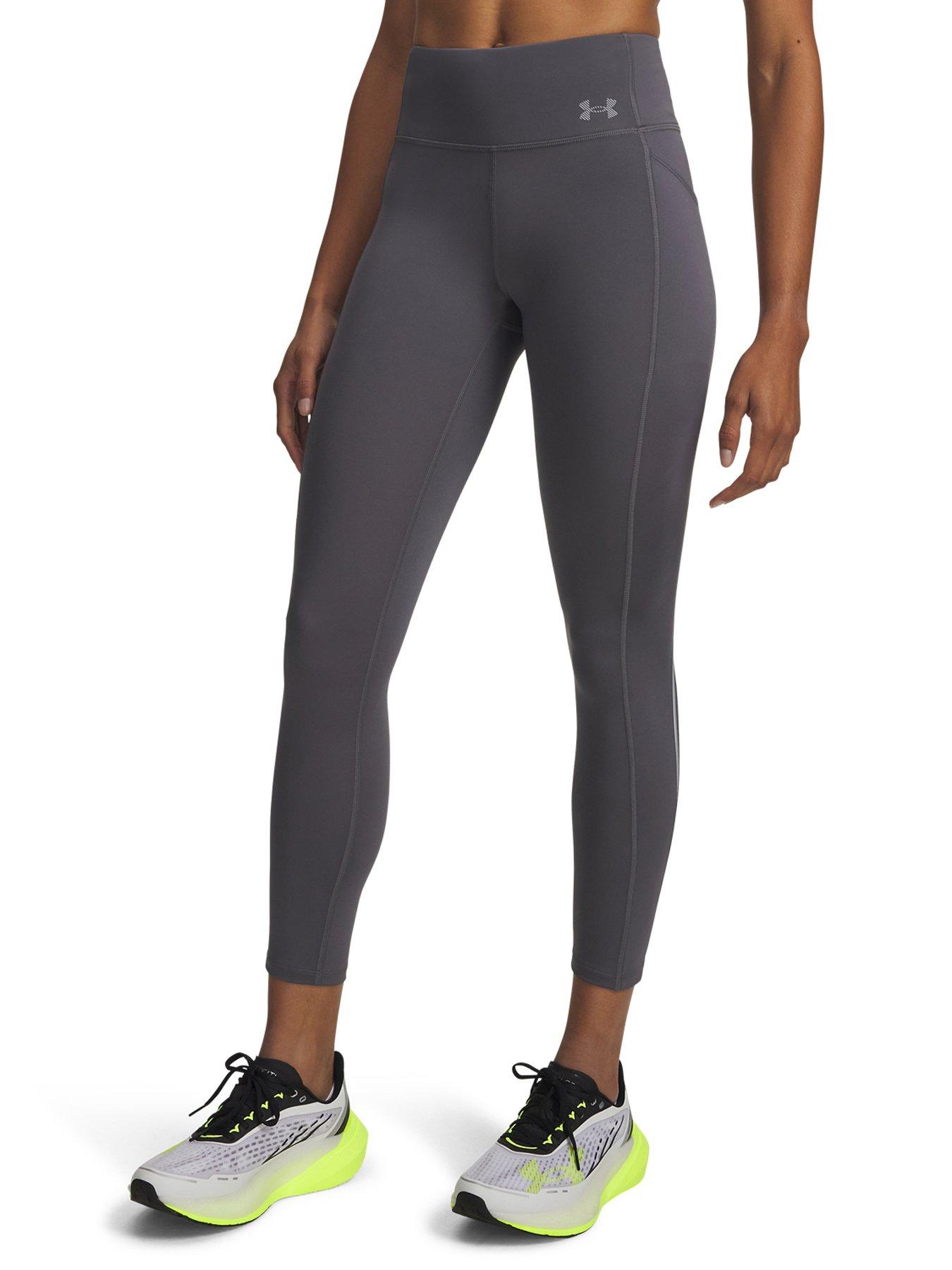 UNDER ARMOUR Womens Running Velociti Ankle Tights - Grey