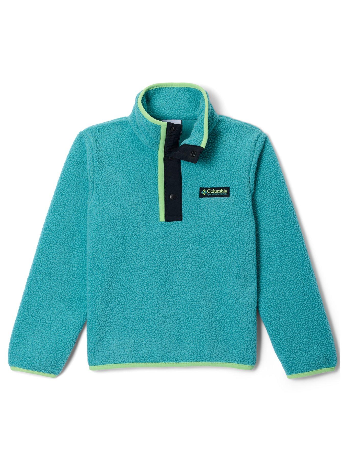 Image 1 of 2 of Columbia Boys 1/2 Snap High Neck Fleece - Green