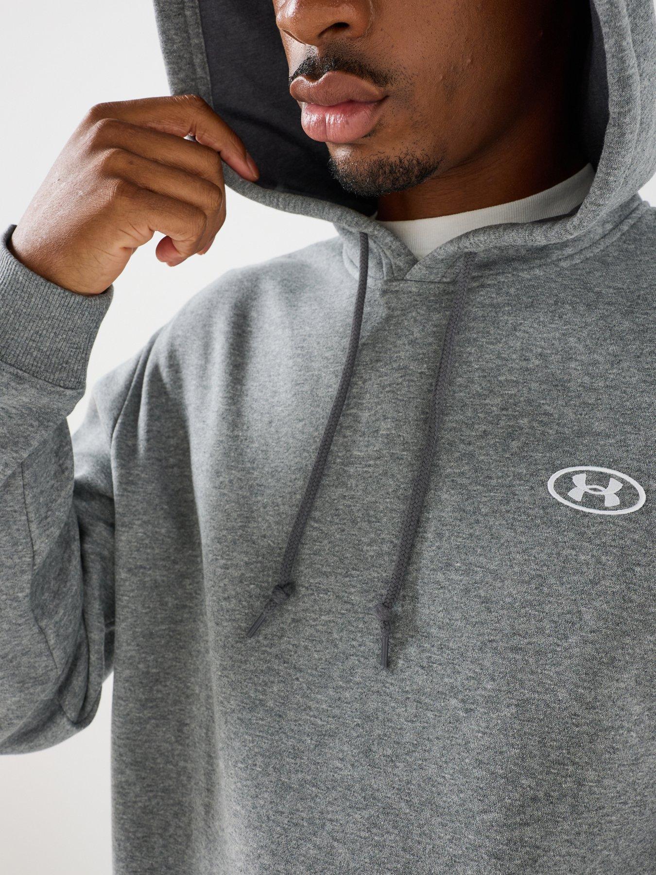 Image 4 of 6 of UNDER ARMOUR Men's UA Rival Fleece Hoodie - Grey