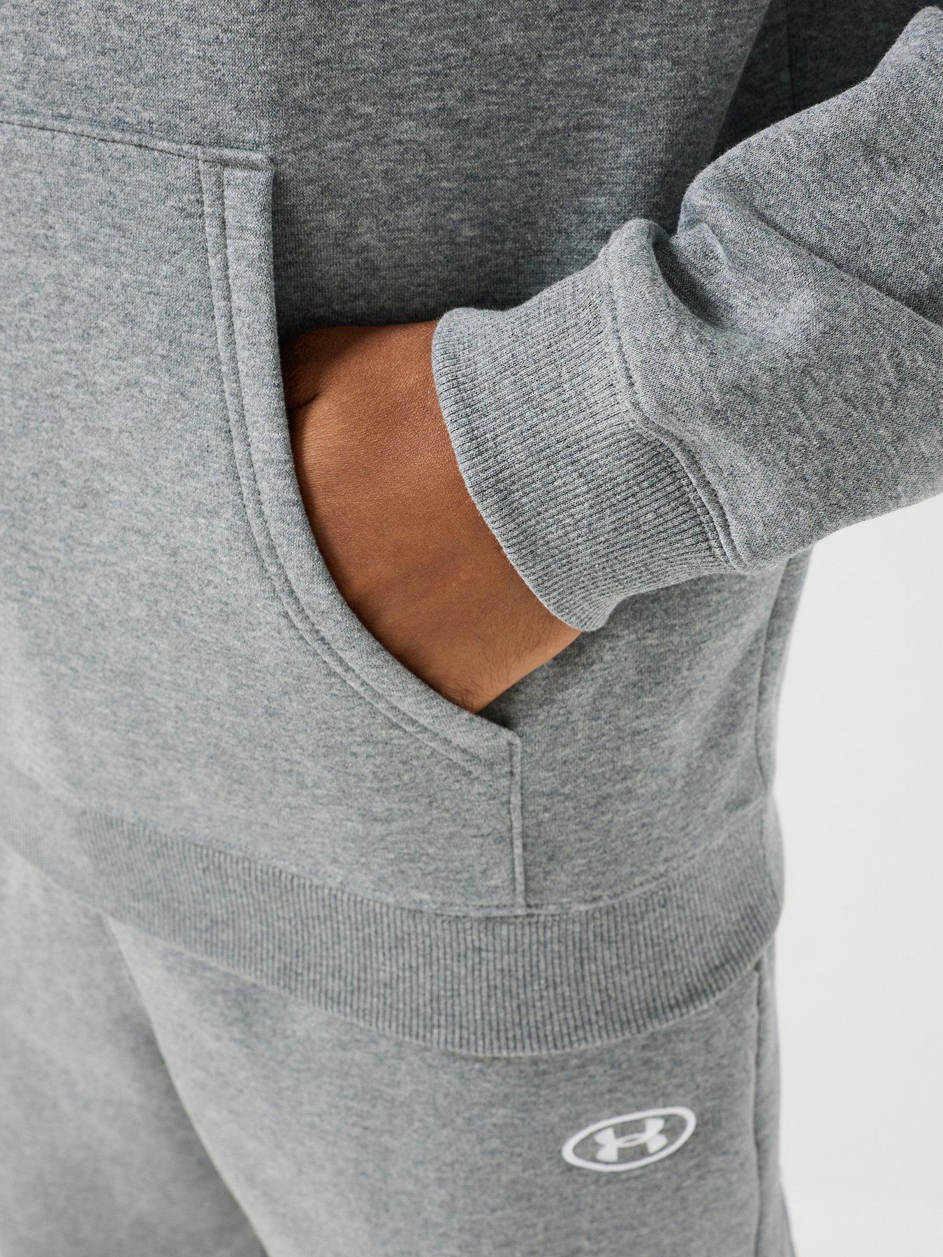 Image 5 of 6 of UNDER ARMOUR Men's UA Rival Fleece Hoodie - Grey