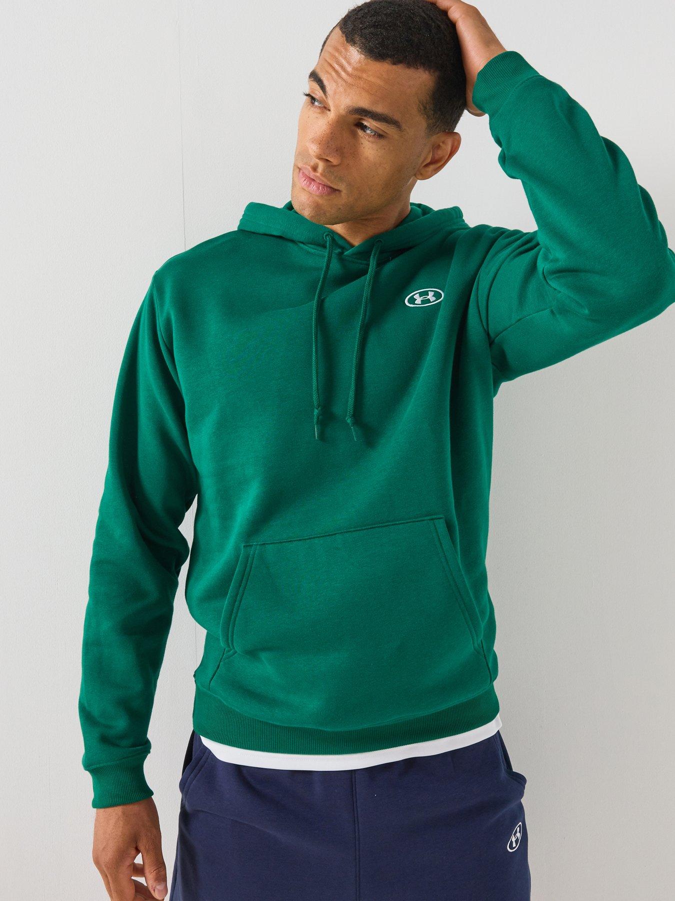 UNDER ARMOUR Men's Rival Fleece Hoodie - Green